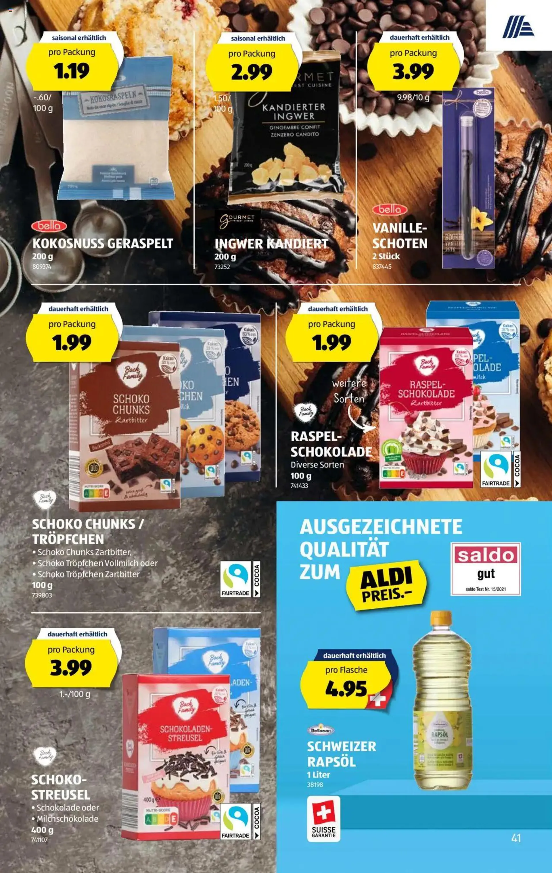 Aldi Aktionen von 26. September bis 2. Oktober 2024 - Prospekt seite  41