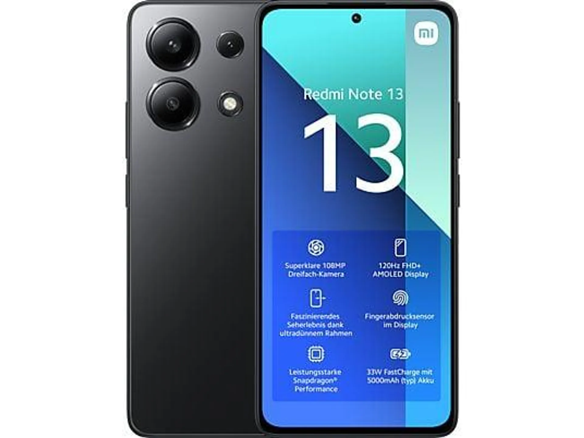 XIAOMI Redmi Note 13 4G - Smartphone (6.67 ", 128 GB, Midnight Black)