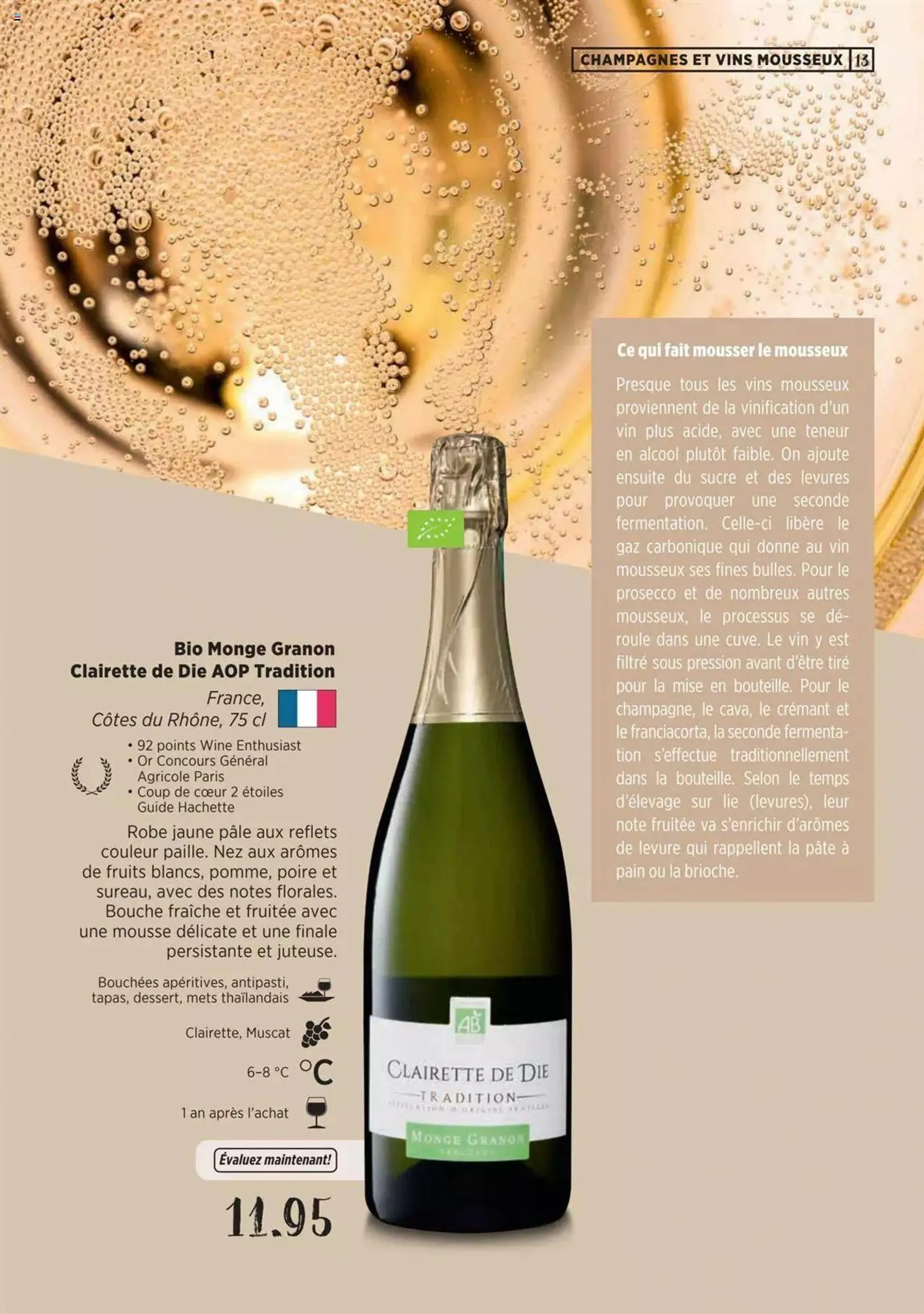 Denner Guide des vins 2023 /2024 FR von 11. September bis 31. Dezember 2023 - Prospekt seite  13