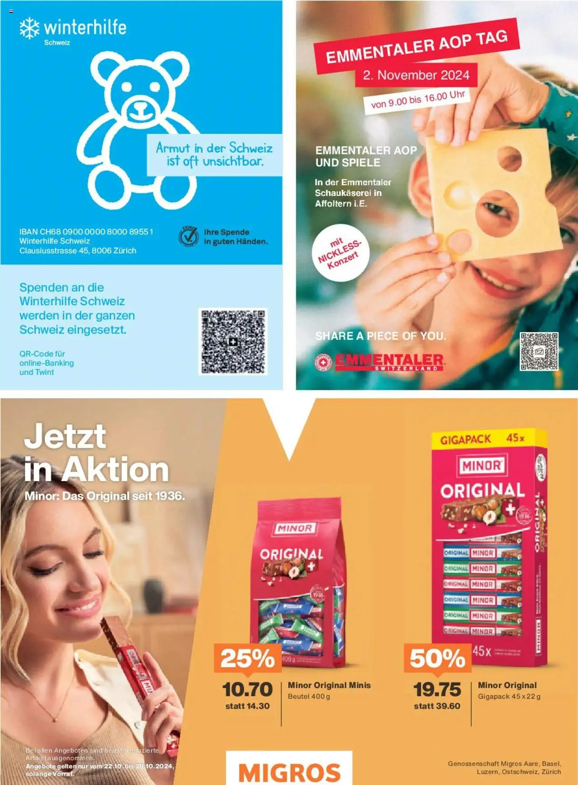 Migros - Magazin von 21. Oktober bis 27. Oktober 2024 - Prospekt seite  56