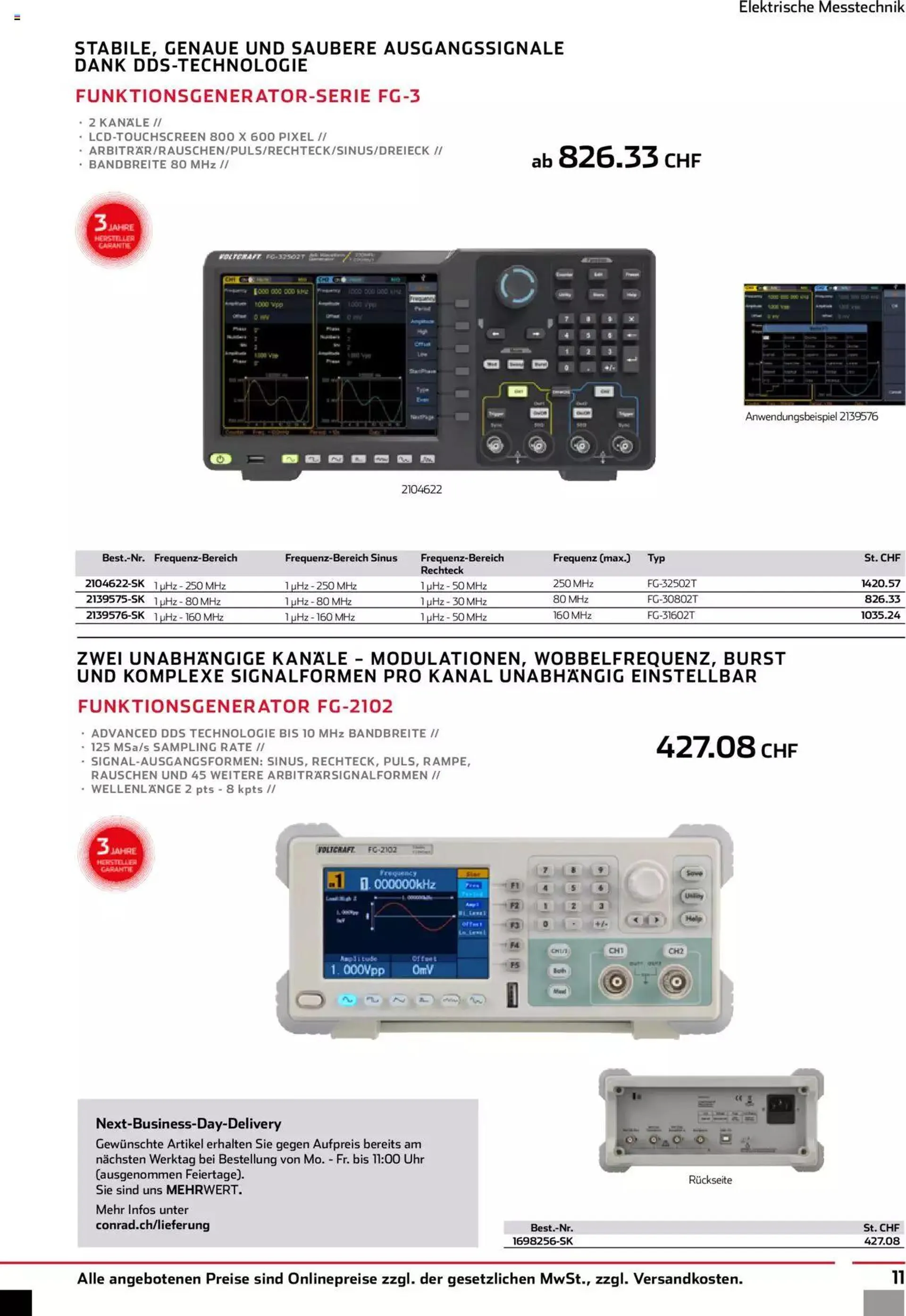 Conrad - 40 Jahre Voltcraft von 30. November bis 31. Dezember 2023 - Prospekt seite  13