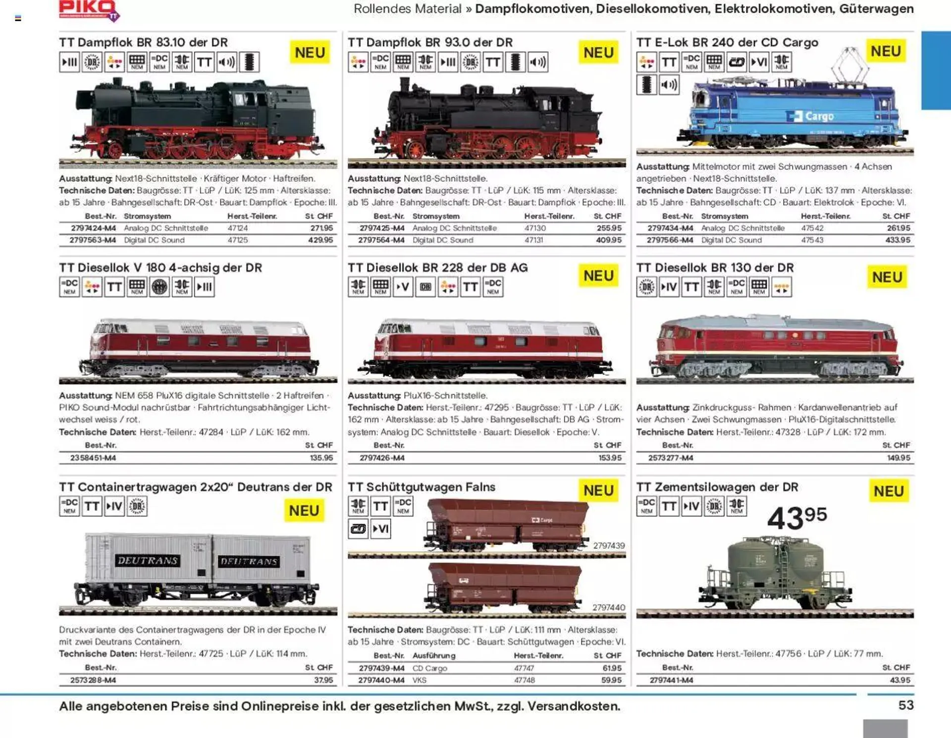 Conrad Modellbahn Katalog 2023/24 von 5. September bis 31. Dezember 2023 - Prospekt seite  55
