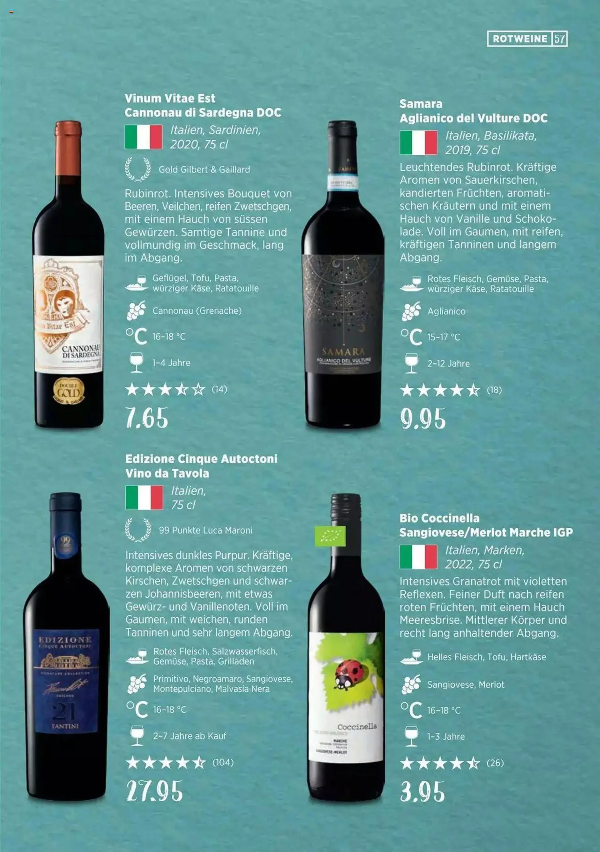 Denner Wine Guide 2023/2024 DE von 11. September bis 31. Dezember 2023 - Prospekt seite  56
