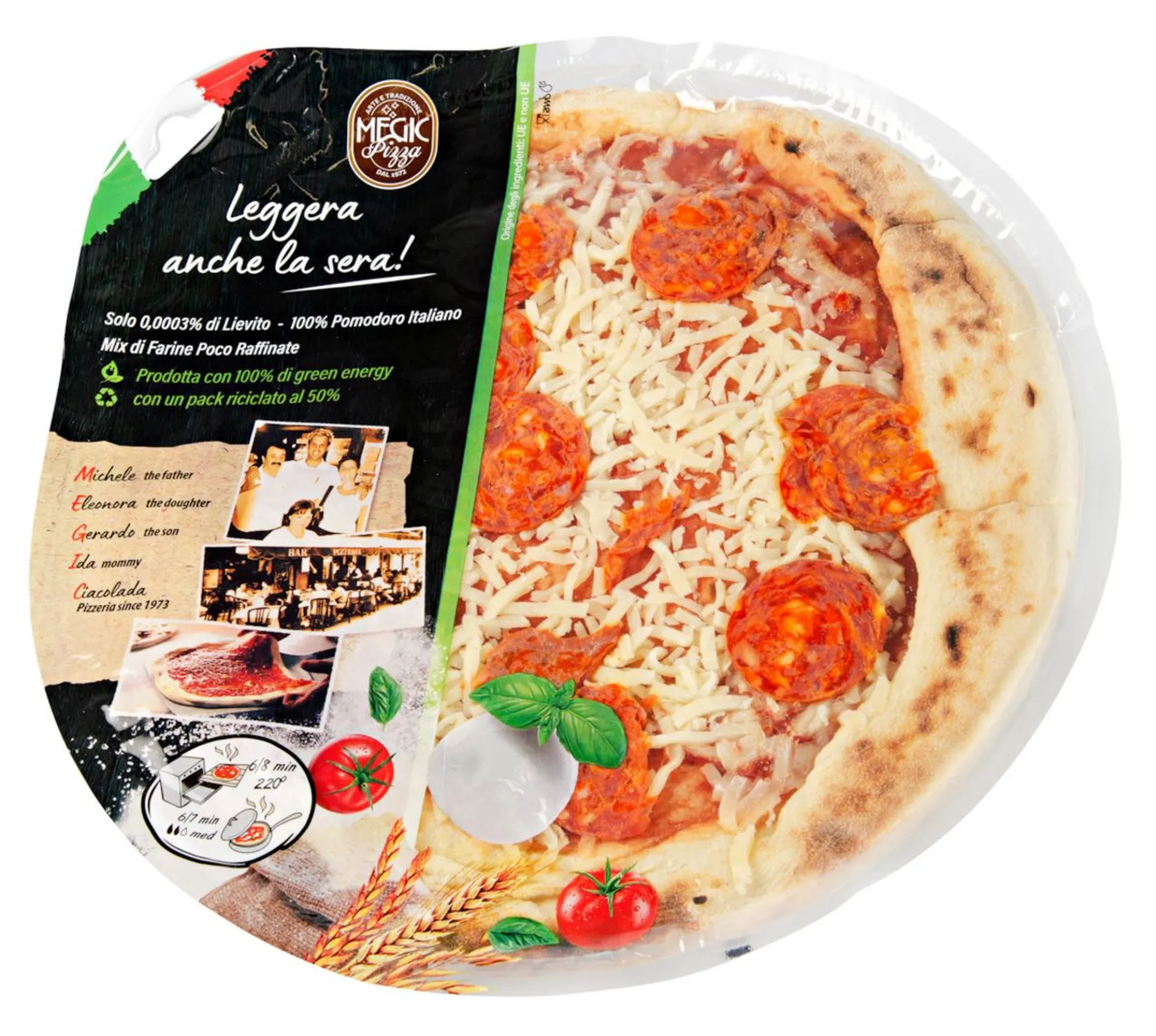 Megic Pizza italienische Pizza Diavola