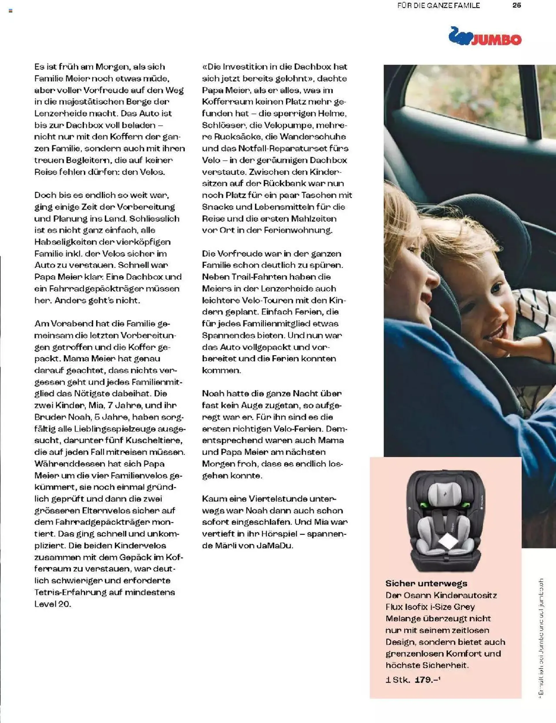 Coop Magazin Familien von 18. Juni bis 31. Dezember 2024 - Prospekt seite  25
