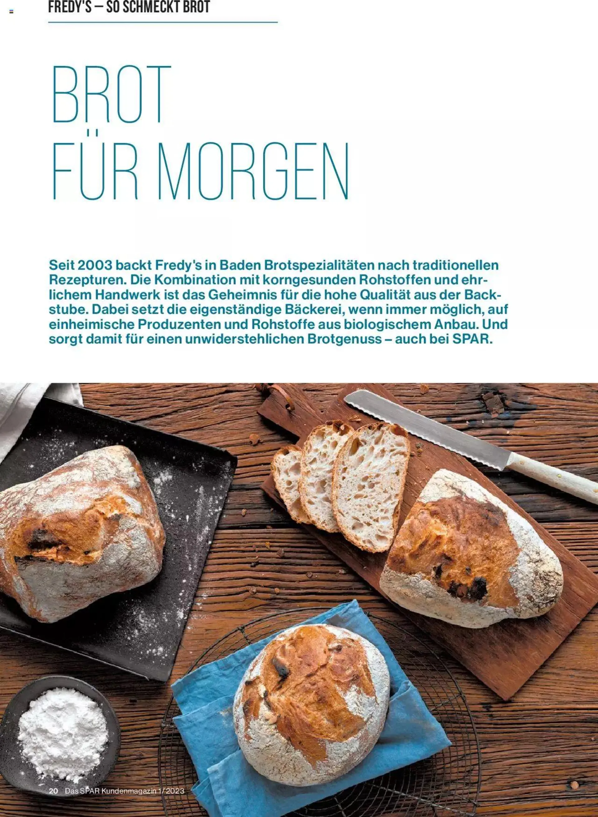 SPAR Kundenmagazin von 2. März bis 31. Dezember 2023 - Prospekt seite  20
