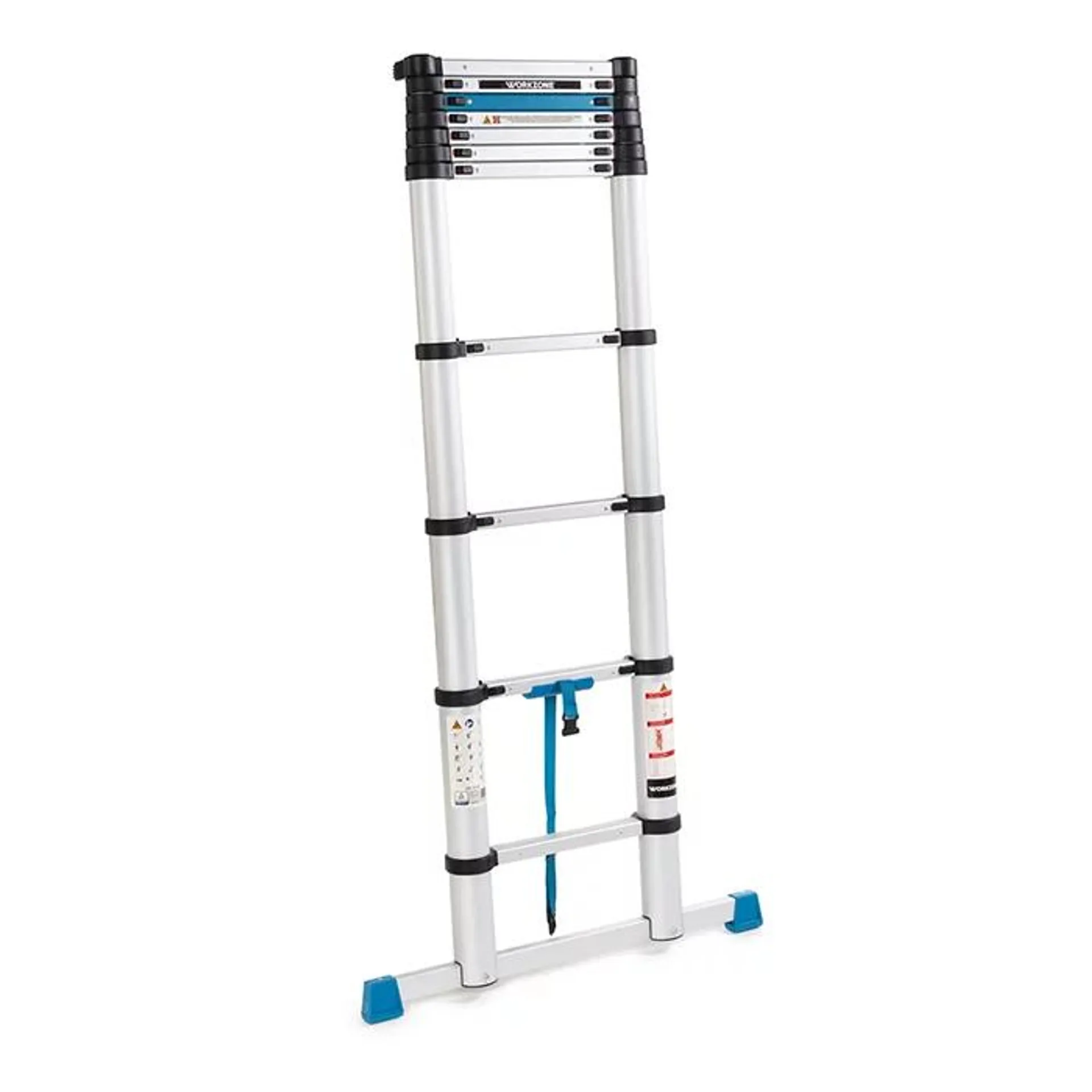 WORKZONE Aluminium-Teleskopleiter, WBT-TL014