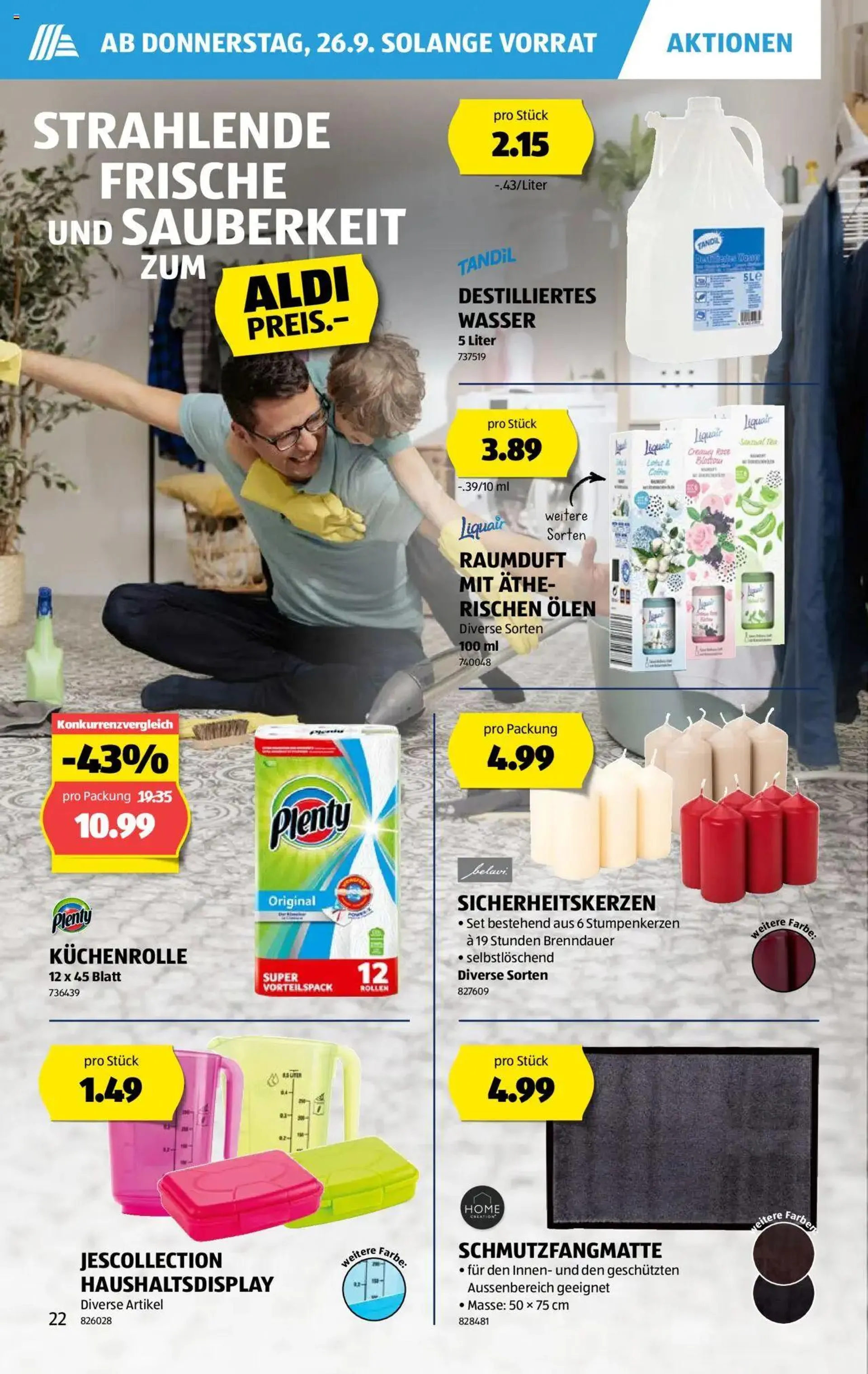 Aldi Aktionen von 26. September bis 2. Oktober 2024 - Prospekt seite  22