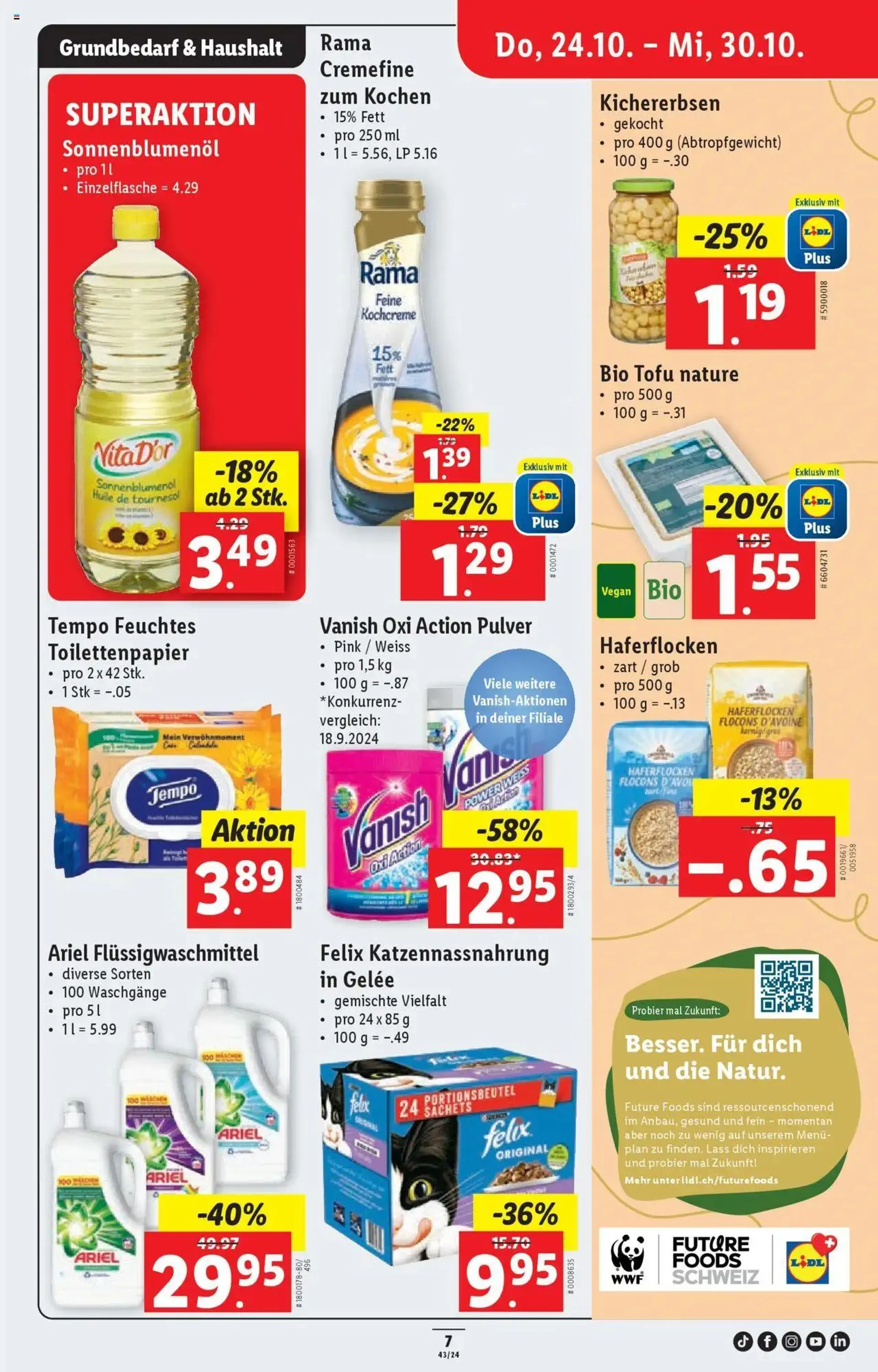 Lidl Aktionen von 24. Oktober bis 30. Oktober 2024 - Prospekt seite  7