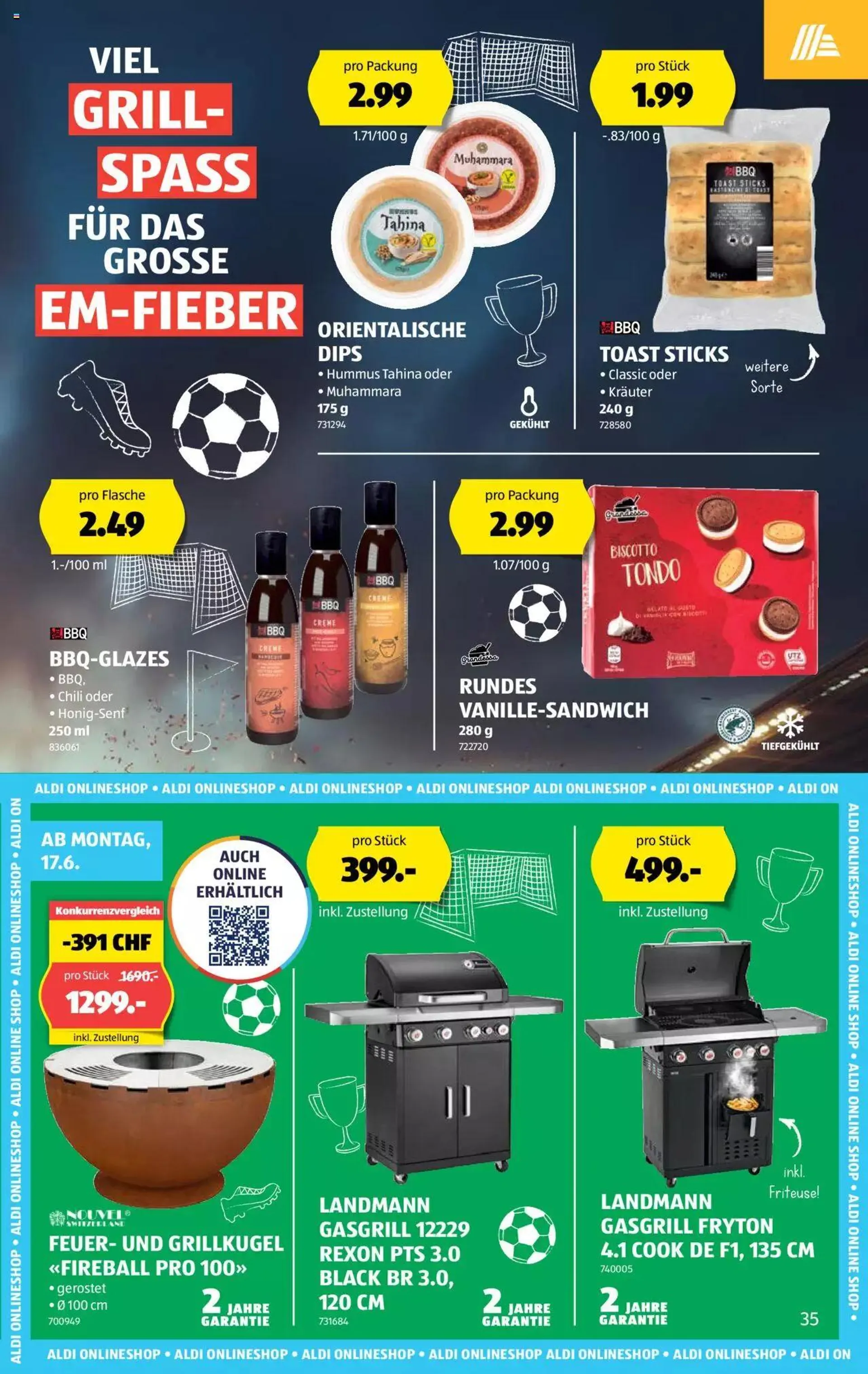 Aldi Aktionen von 13. Juni bis 19. Juni 2024 - Prospekt seite  35