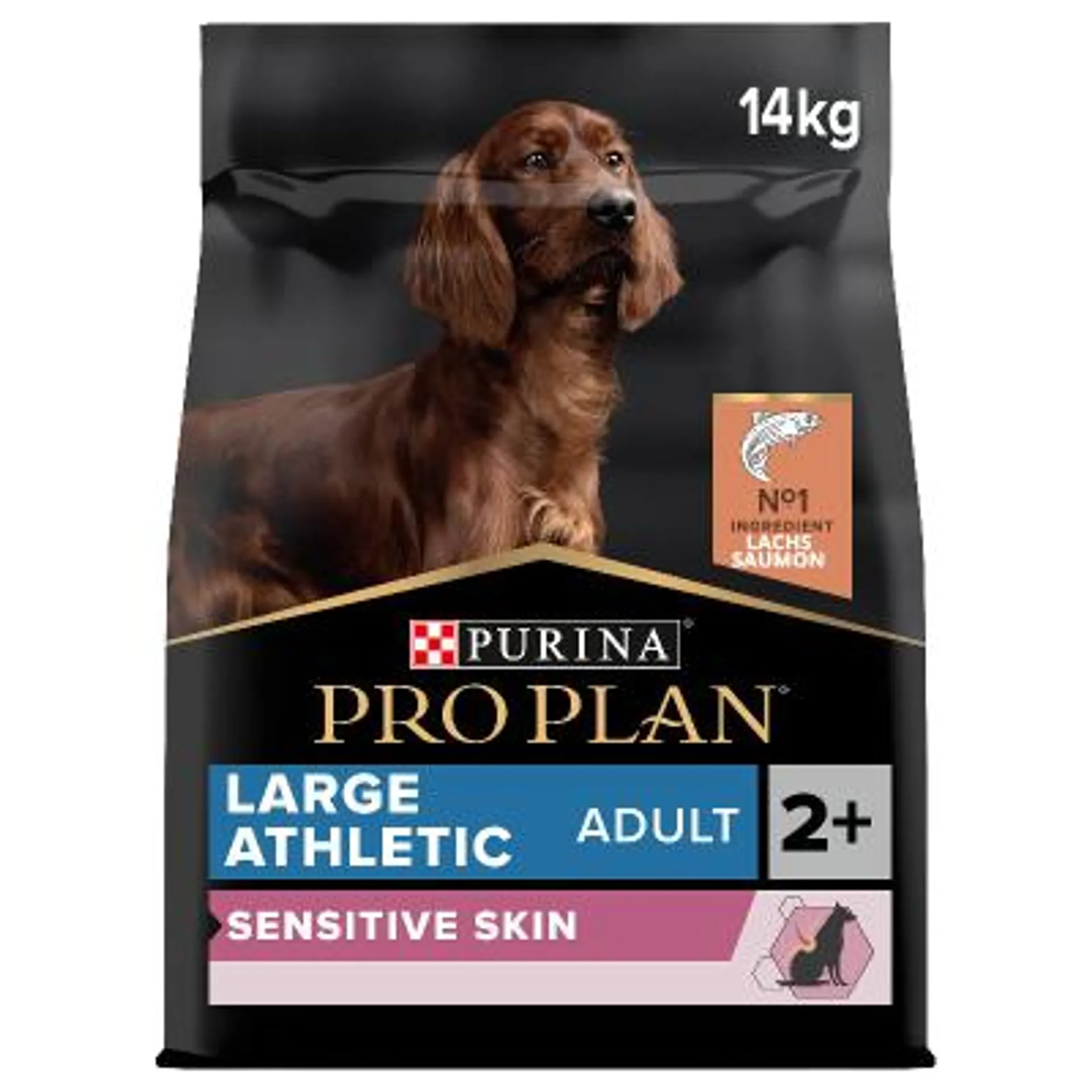 Pro Plan Hundefutter Adult Large Athletic Sensitive Skin Lachs 14kg