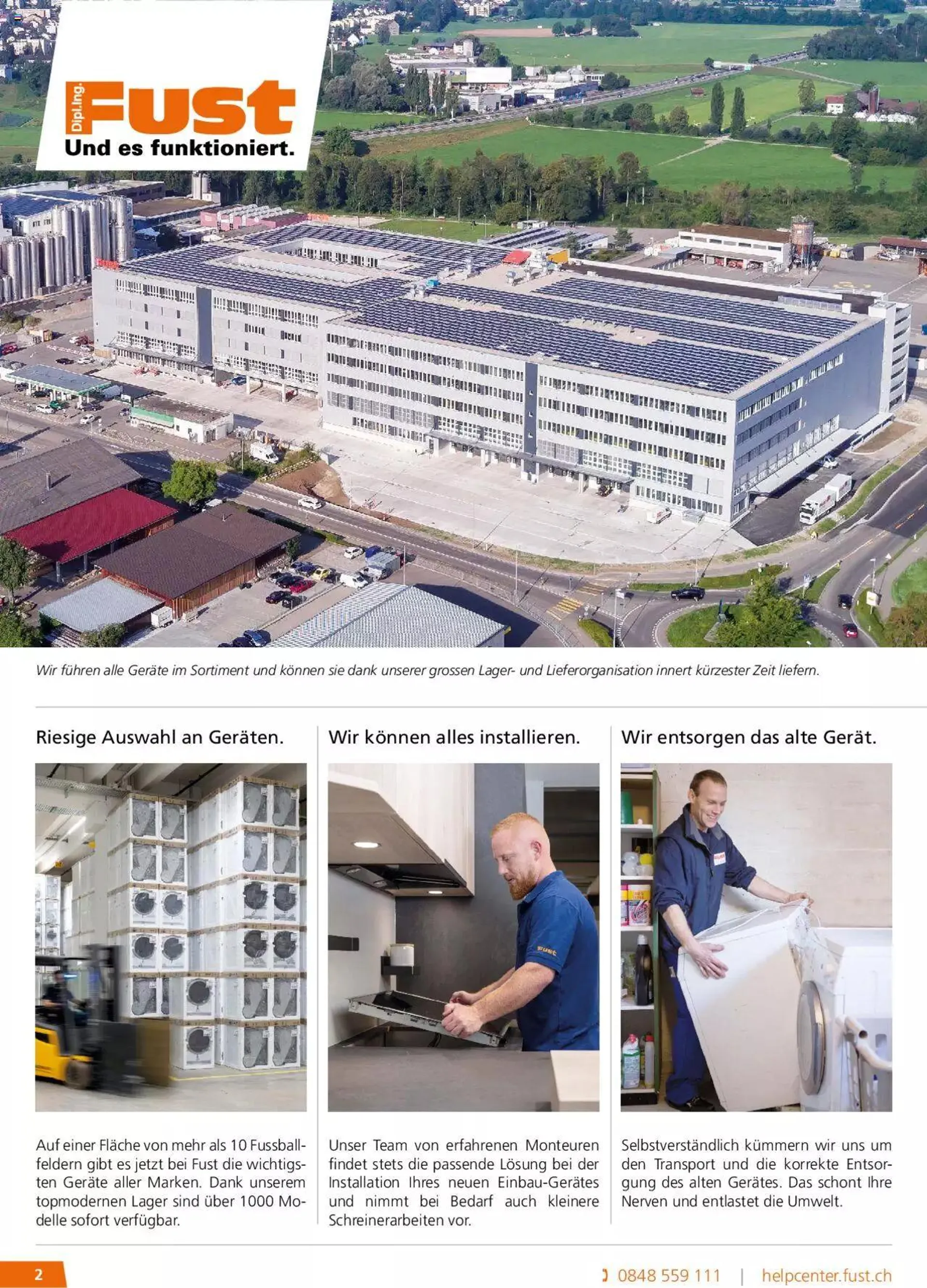 Fust Aktionen Einbaupost von 31. Januar bis 31. Dezember 2024 - Prospekt seite  2