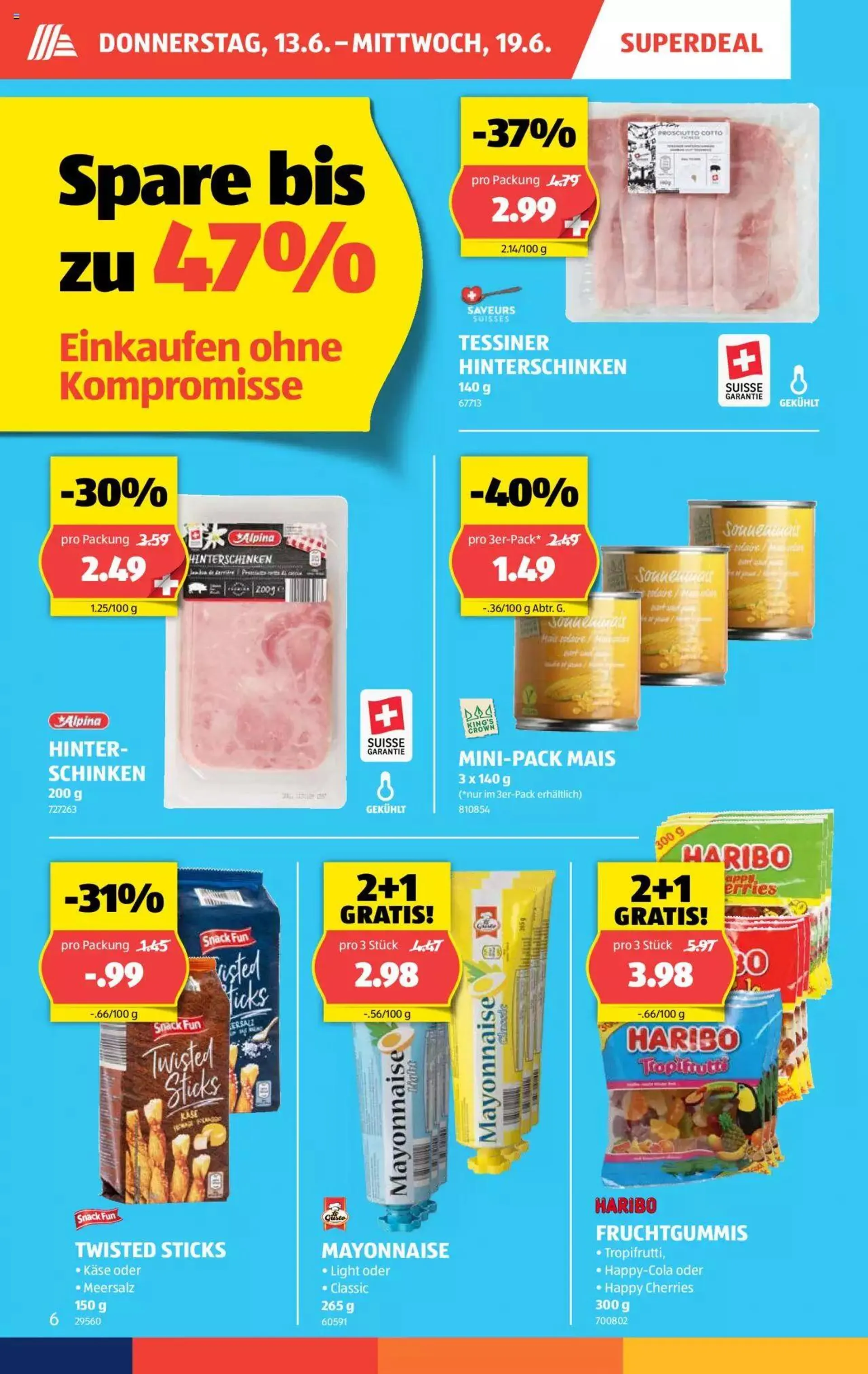 Aldi Aktionen von 13. Juni bis 19. Juni 2024 - Prospekt seite  6