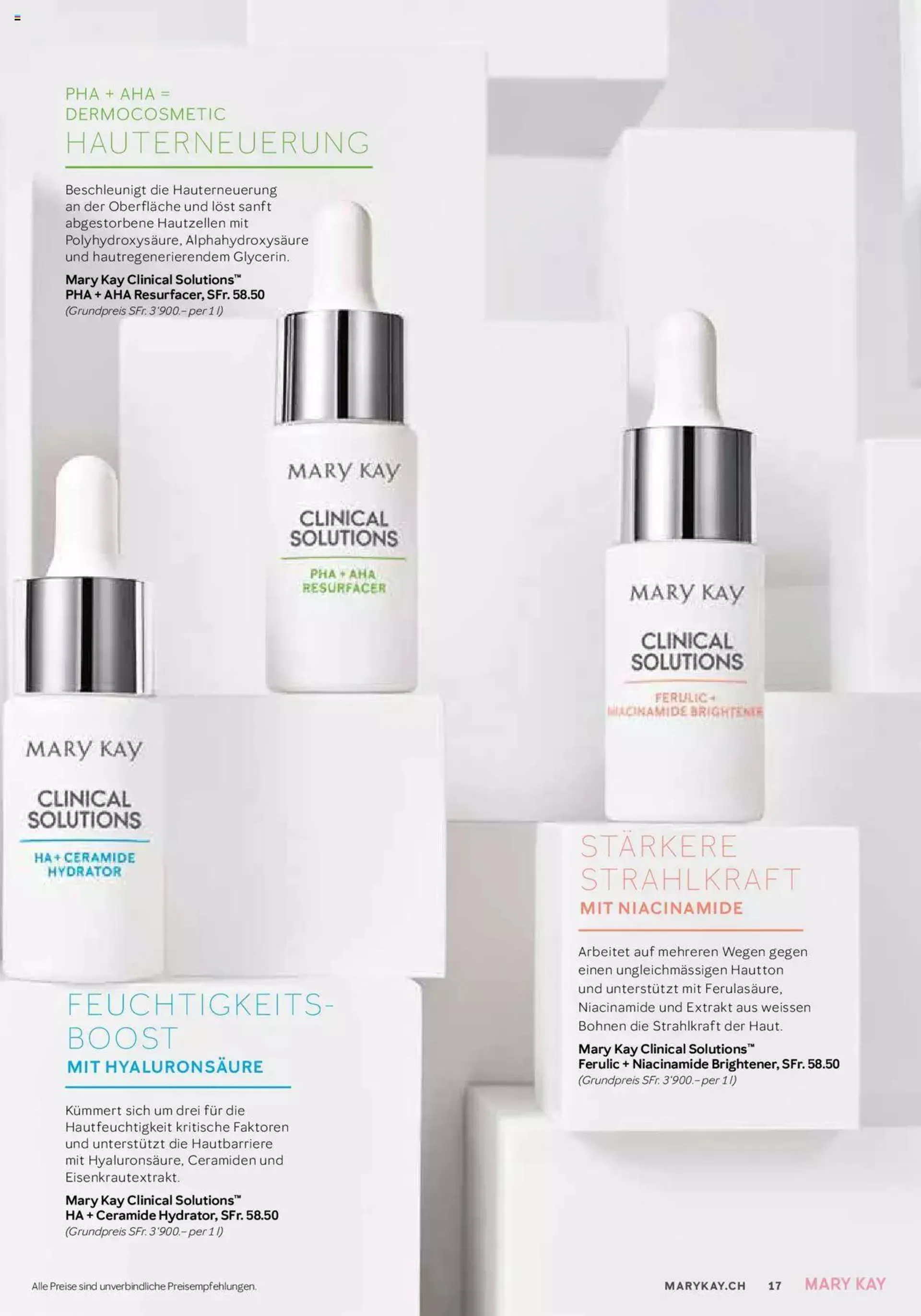 Mary Kay Aktionen von 16. April bis 31. Dezember 2024 - Prospekt seite  17