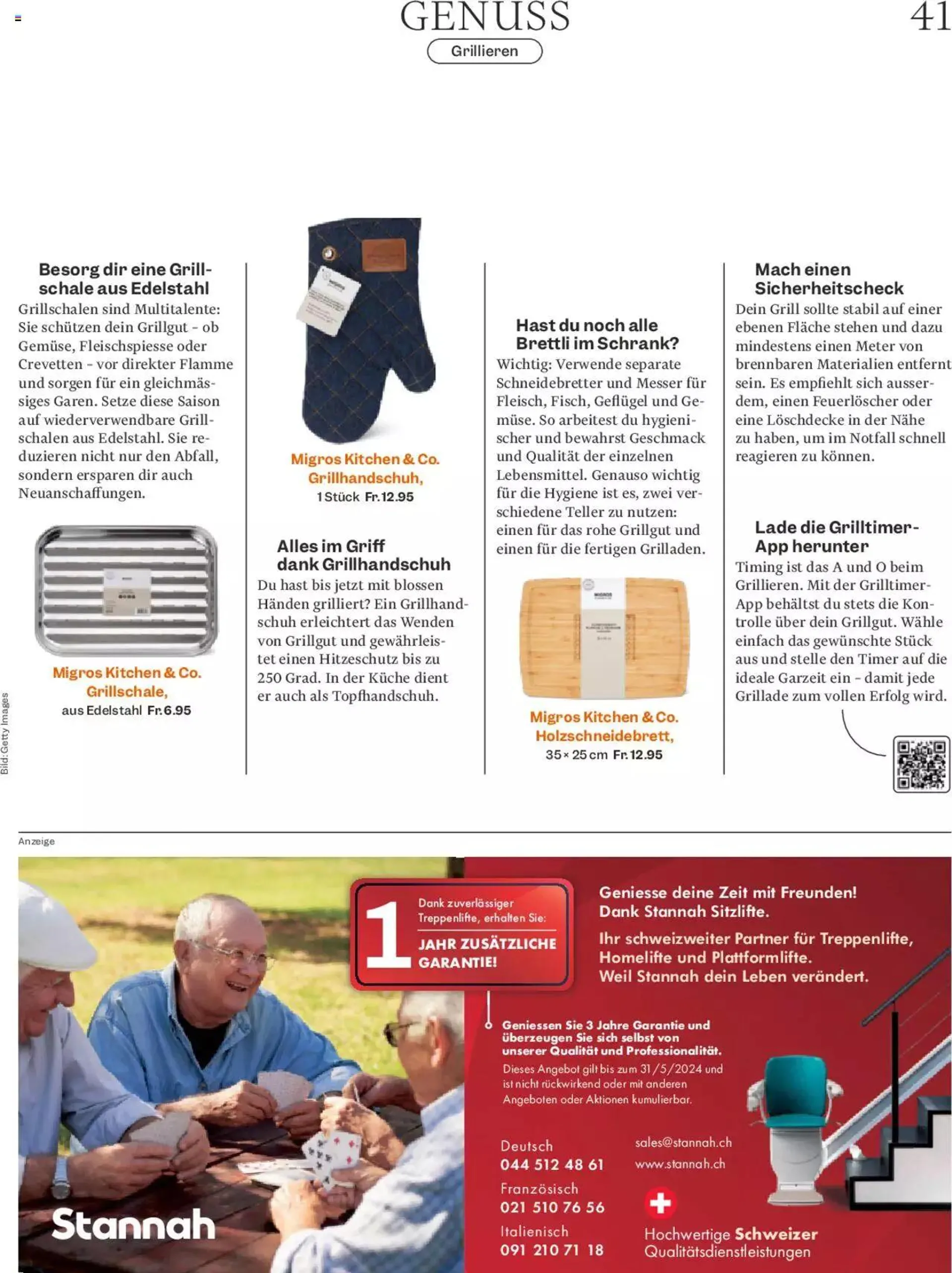 Migros - Magazin von 23. April bis 29. April 2024 - Prospekt seite  41