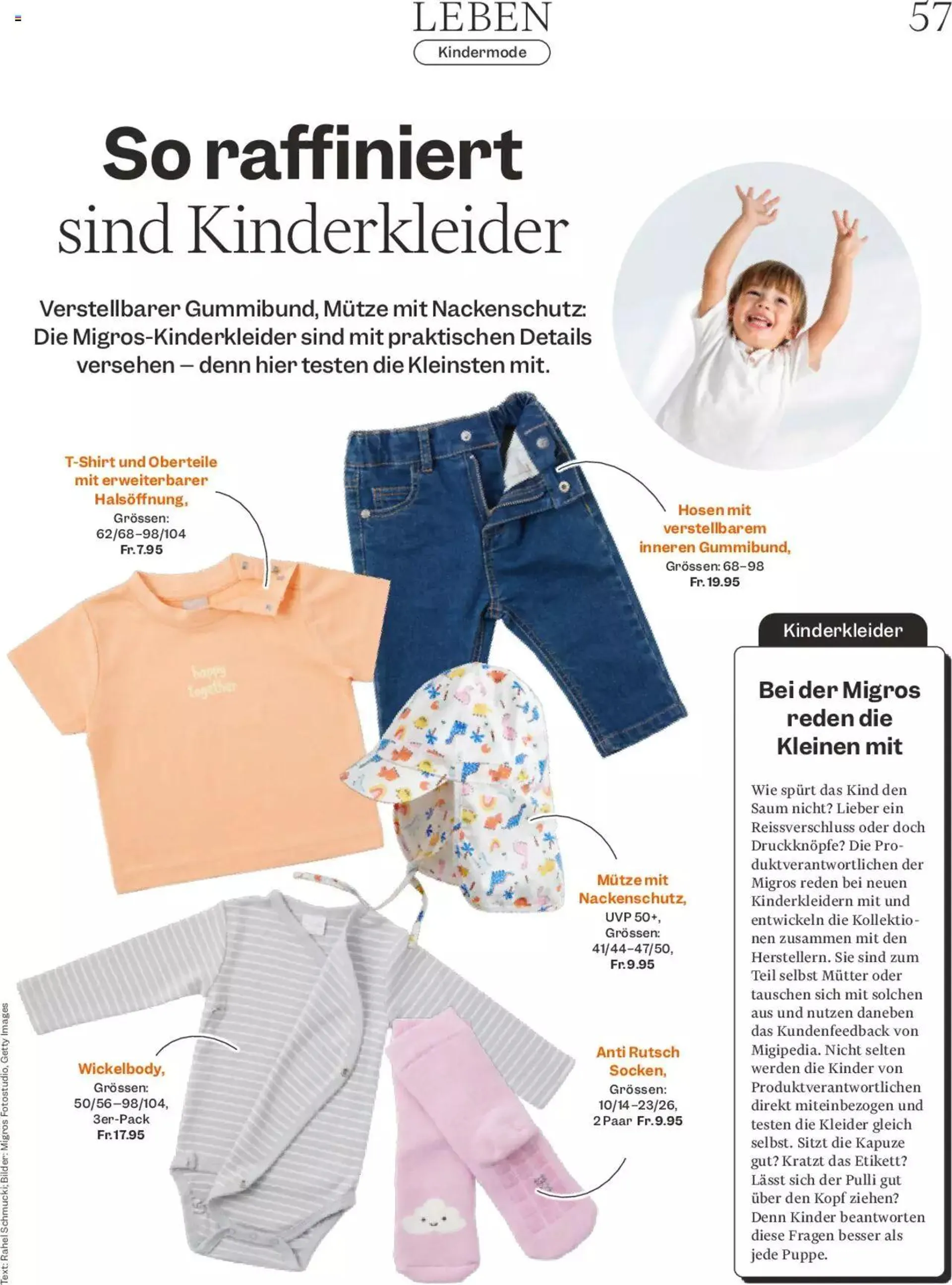 Migros - Magazin von 23. April bis 29. April 2024 - Prospekt seite  57