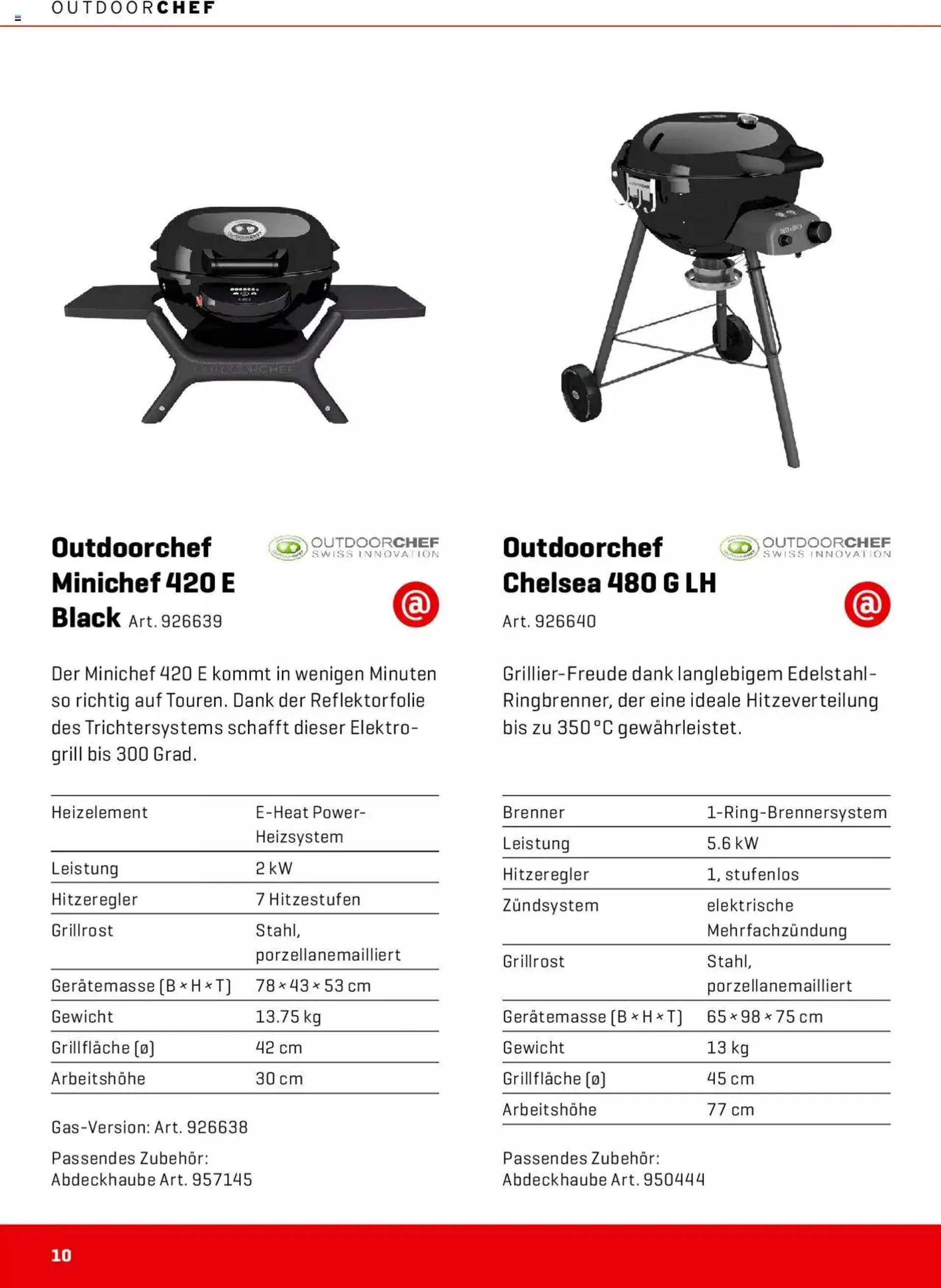 Interdiscount Prospekt Grill von 13. März bis 31. Dezember 2023 - Prospekt seite  10