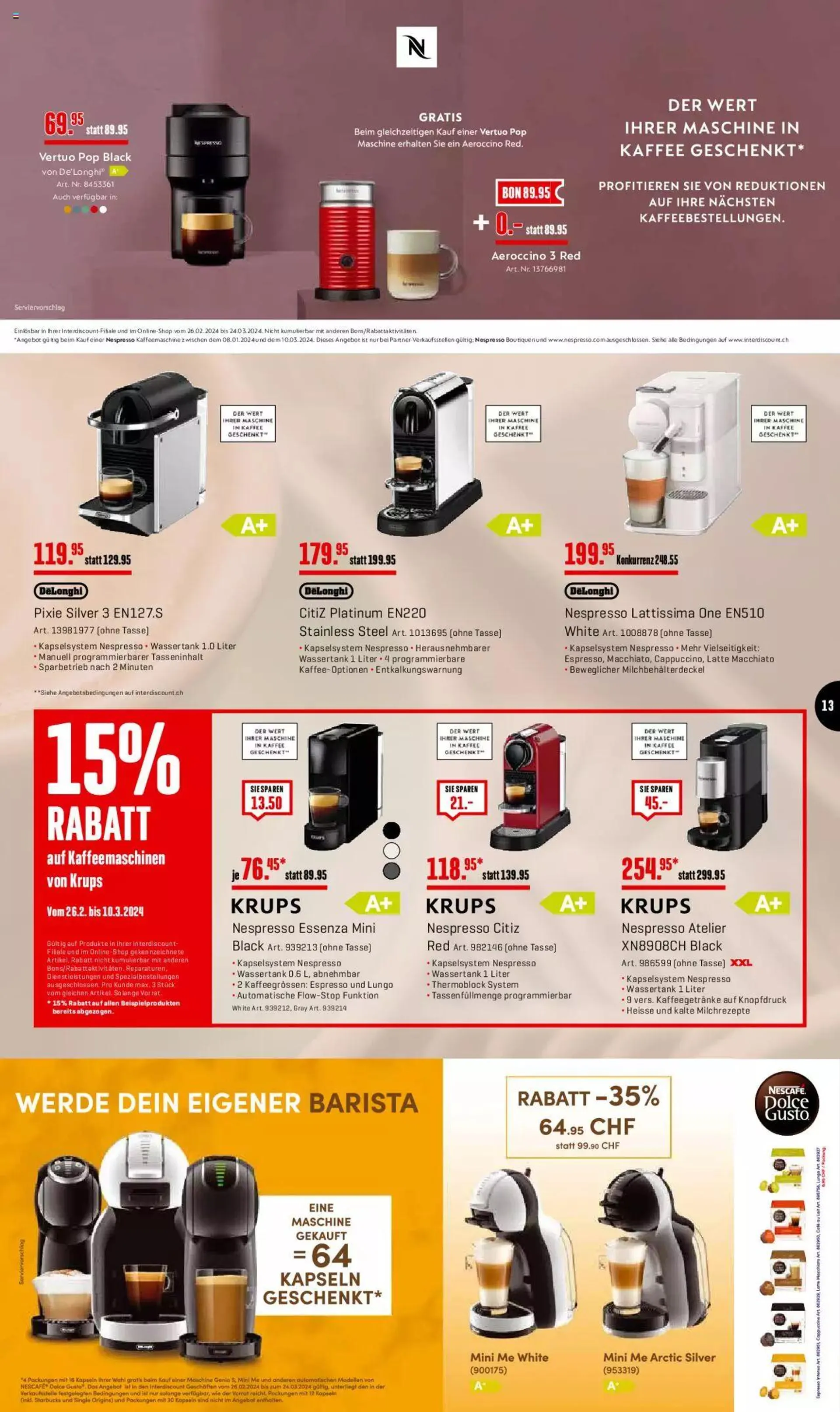 Interdiscount Aktionen von 26. Februar bis 10. März 2024 - Prospekt seite  13