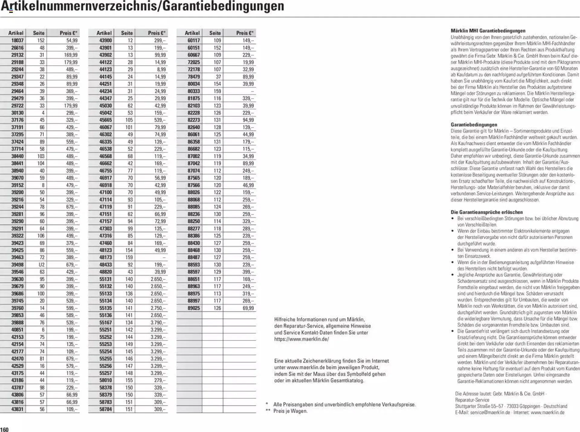 Conrad Märklin Neuheiten 2023 von 13. März bis 31. Dezember 2023 - Prospekt seite  162