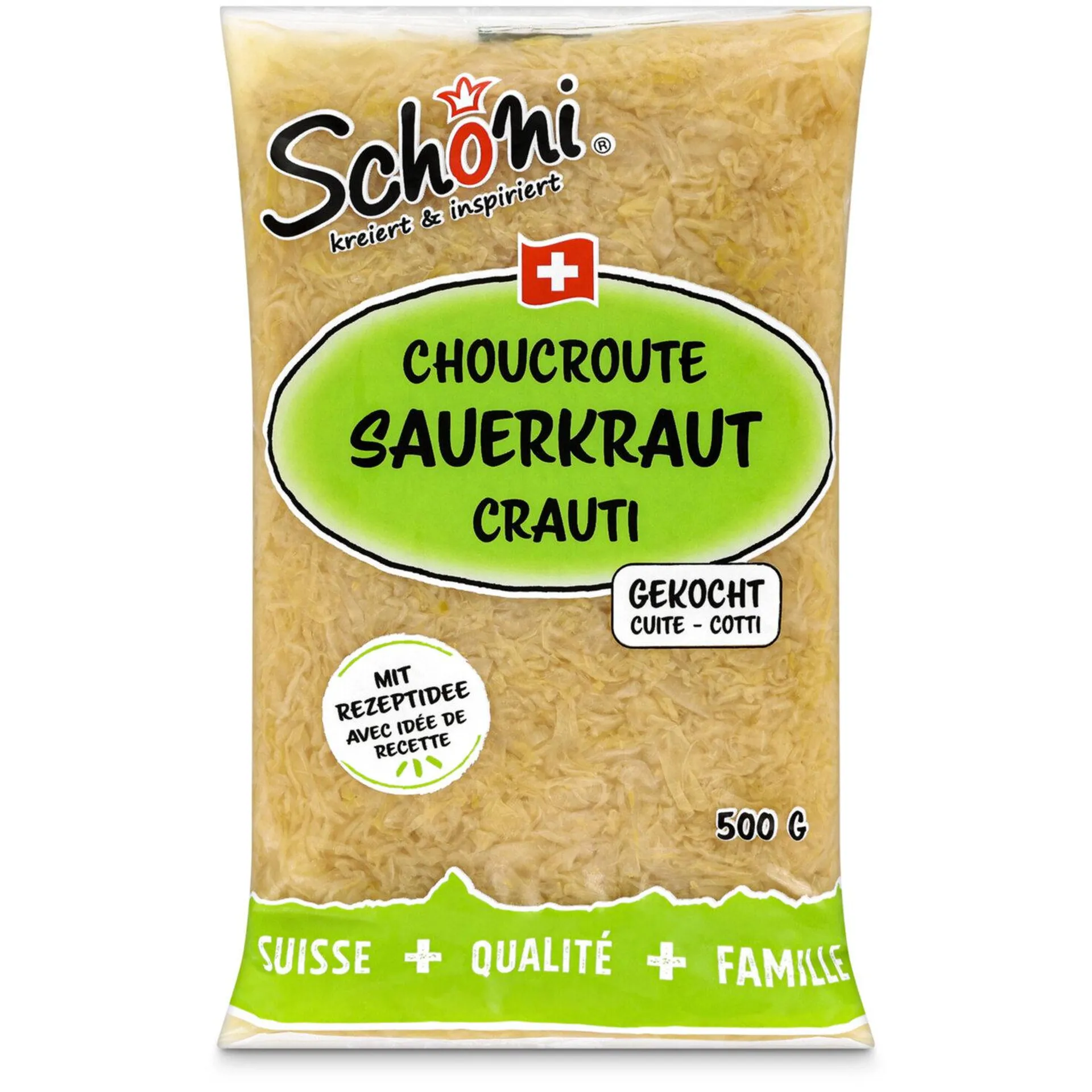 Schöni Sauerkraut gekocht