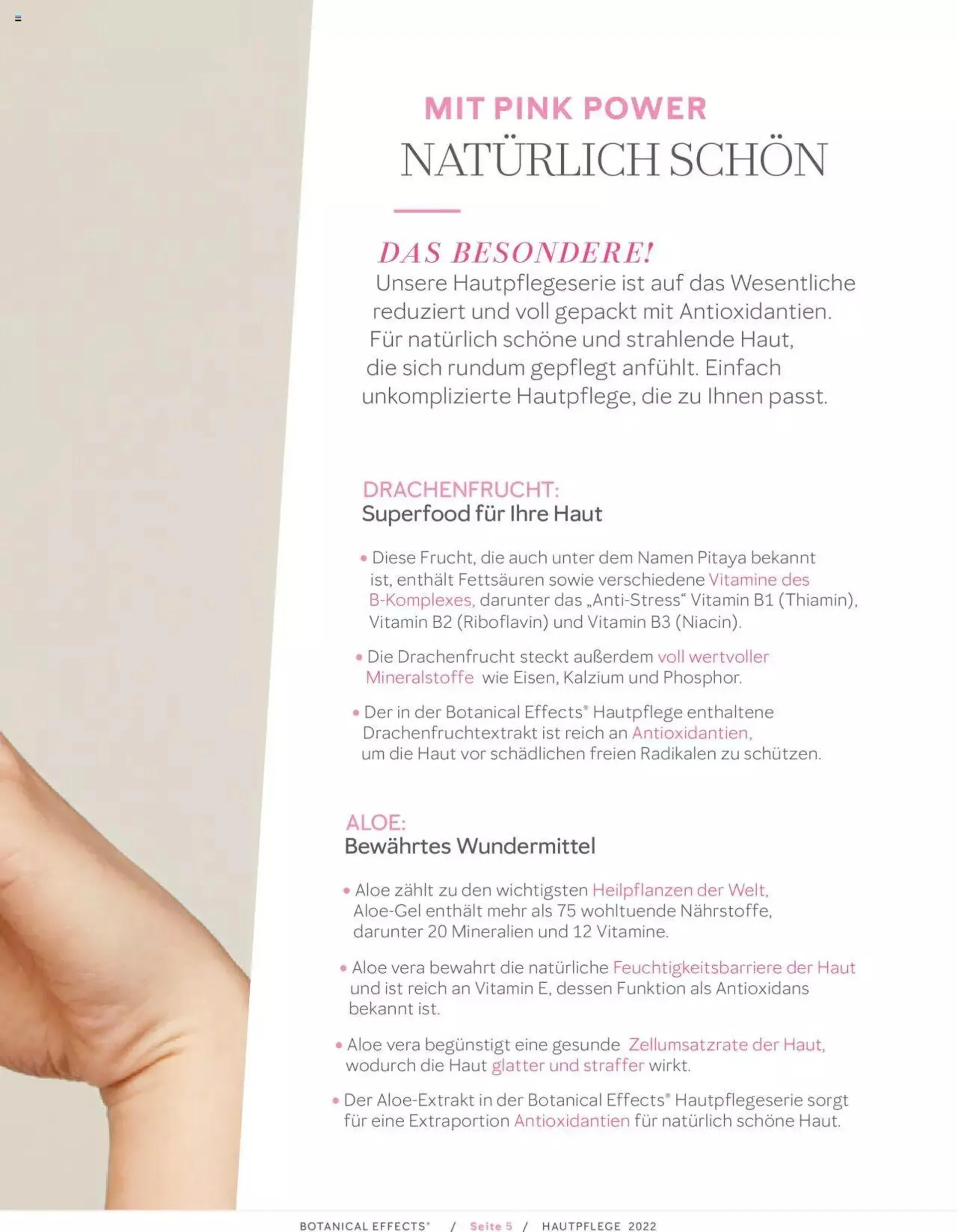 Mary Kay - Botanical Effects Hautpflege von 1. Februar bis 31. Dezember 2023 - Prospekt seite  5