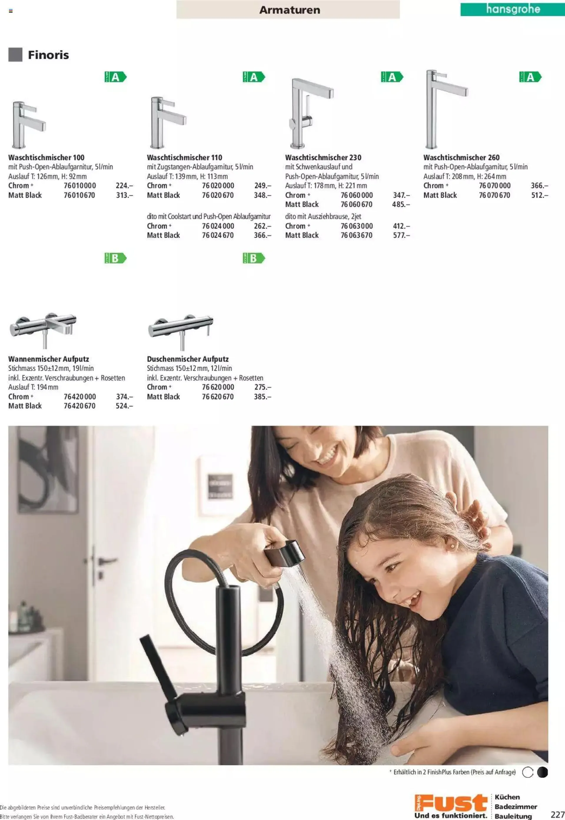 Fust Aktionen Badezimmermagazin von 17. April bis 31. Dezember 2024 - Prospekt seite  227