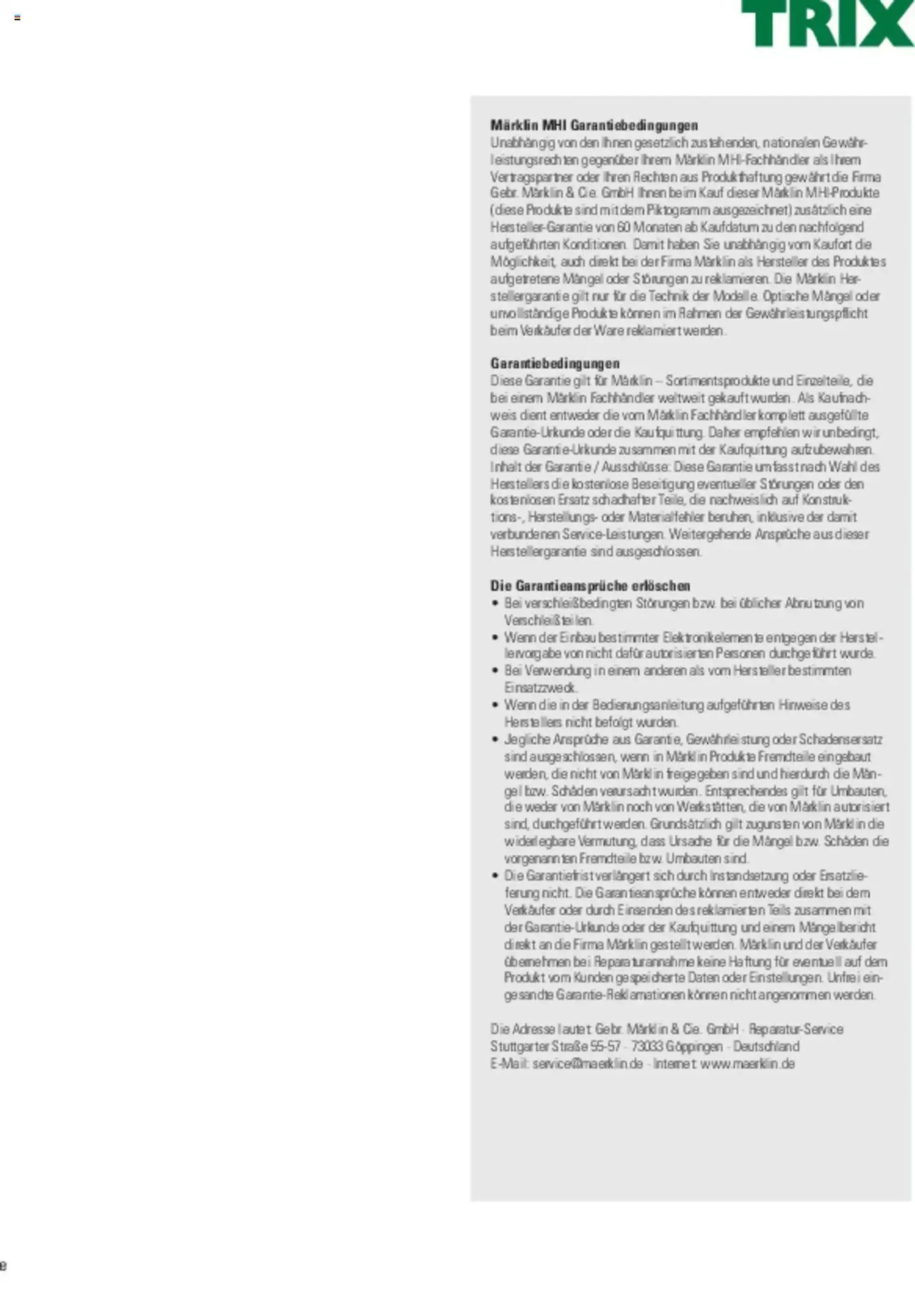 Conrad - TRIX H0 Neuheiten 2022 von 28. März bis 31. Dezember 2023 - Prospekt seite  270