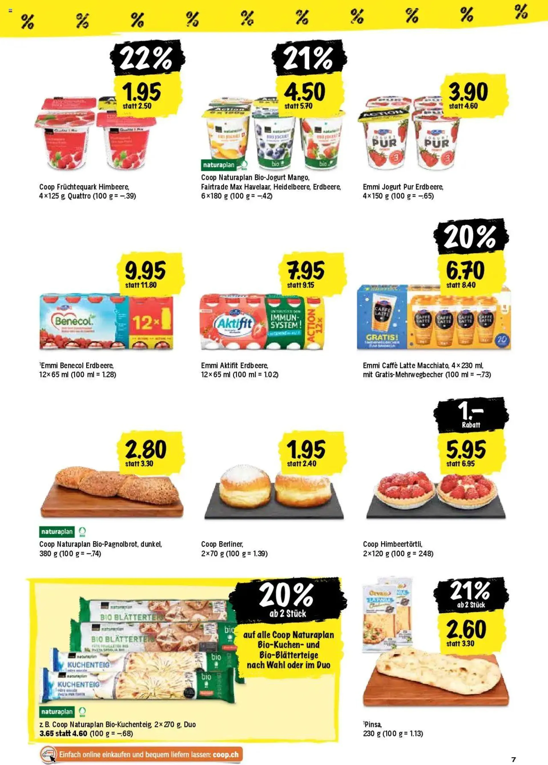 Coop Aktionen von 6. August bis 11. August 2024 - Prospekt seite  7
