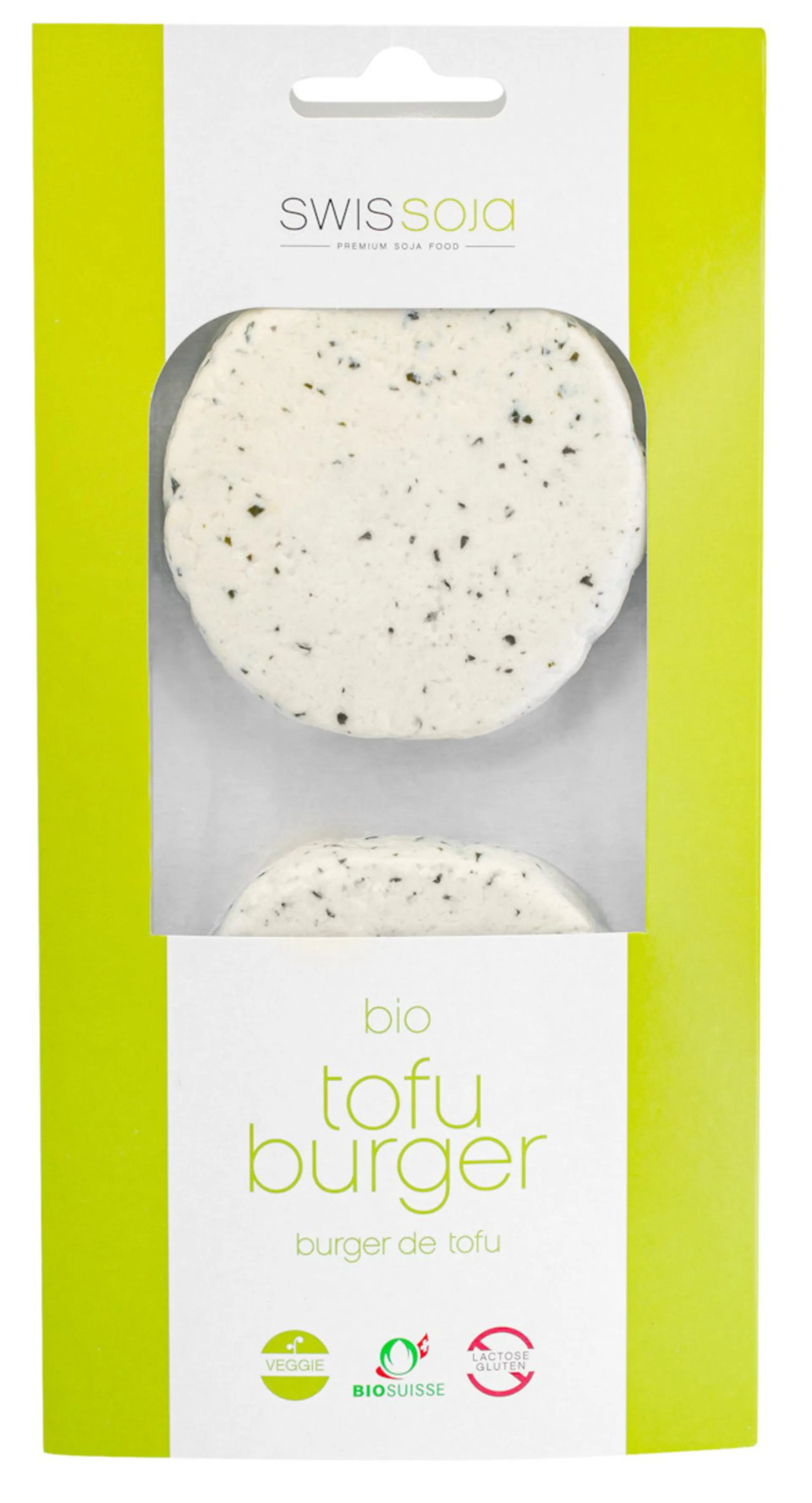 Tofuburger Basilikum Bio