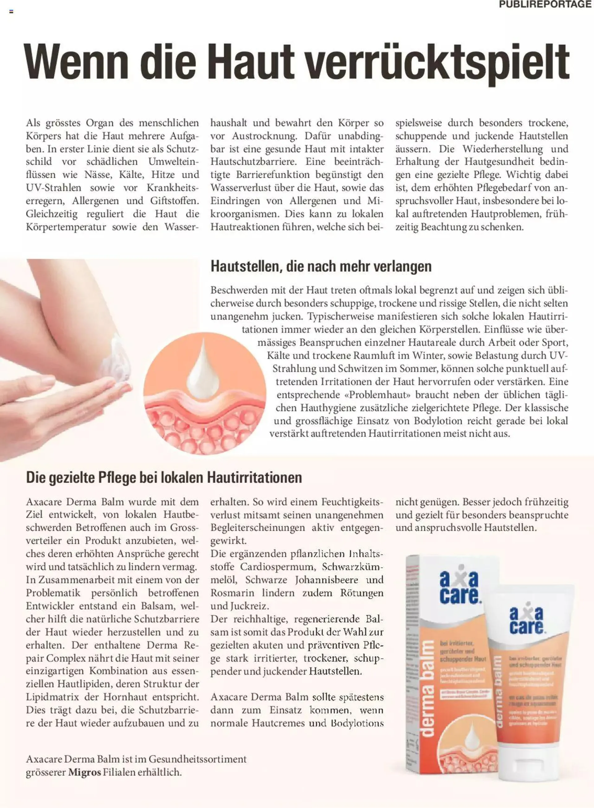 Migros - Magazin von 23. April bis 29. April 2024 - Prospekt seite  61