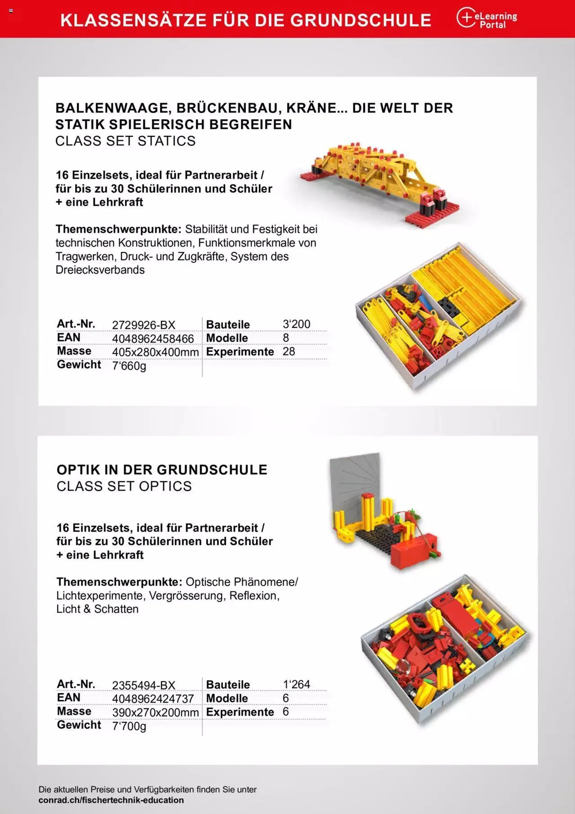 Conrad Fischertechnik education von 14. März bis 31. Dezember 2023 - Prospekt seite  8