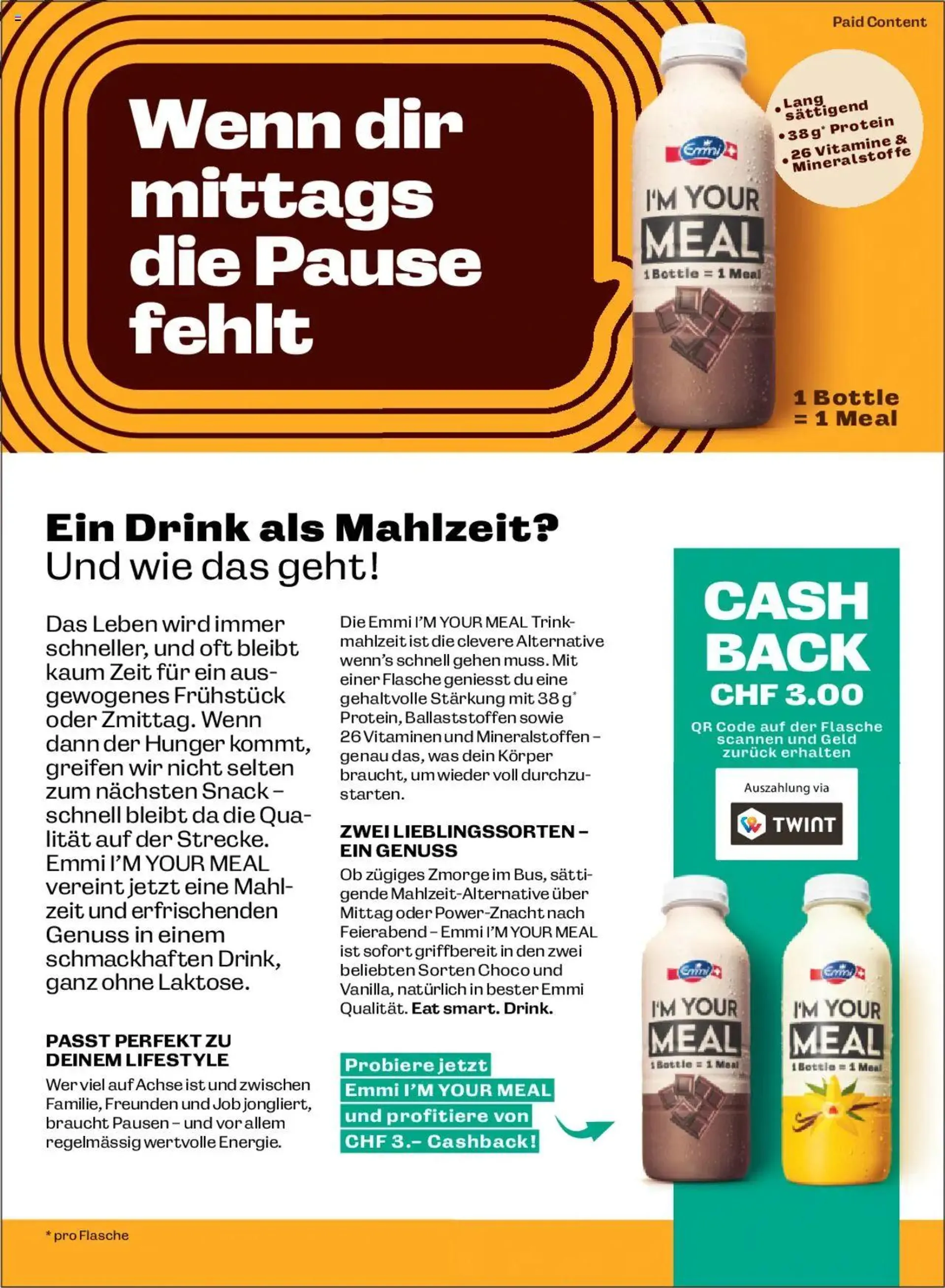 Migros - Magazin von 14. Oktober bis 20. Oktober 2024 - Prospekt seite  44