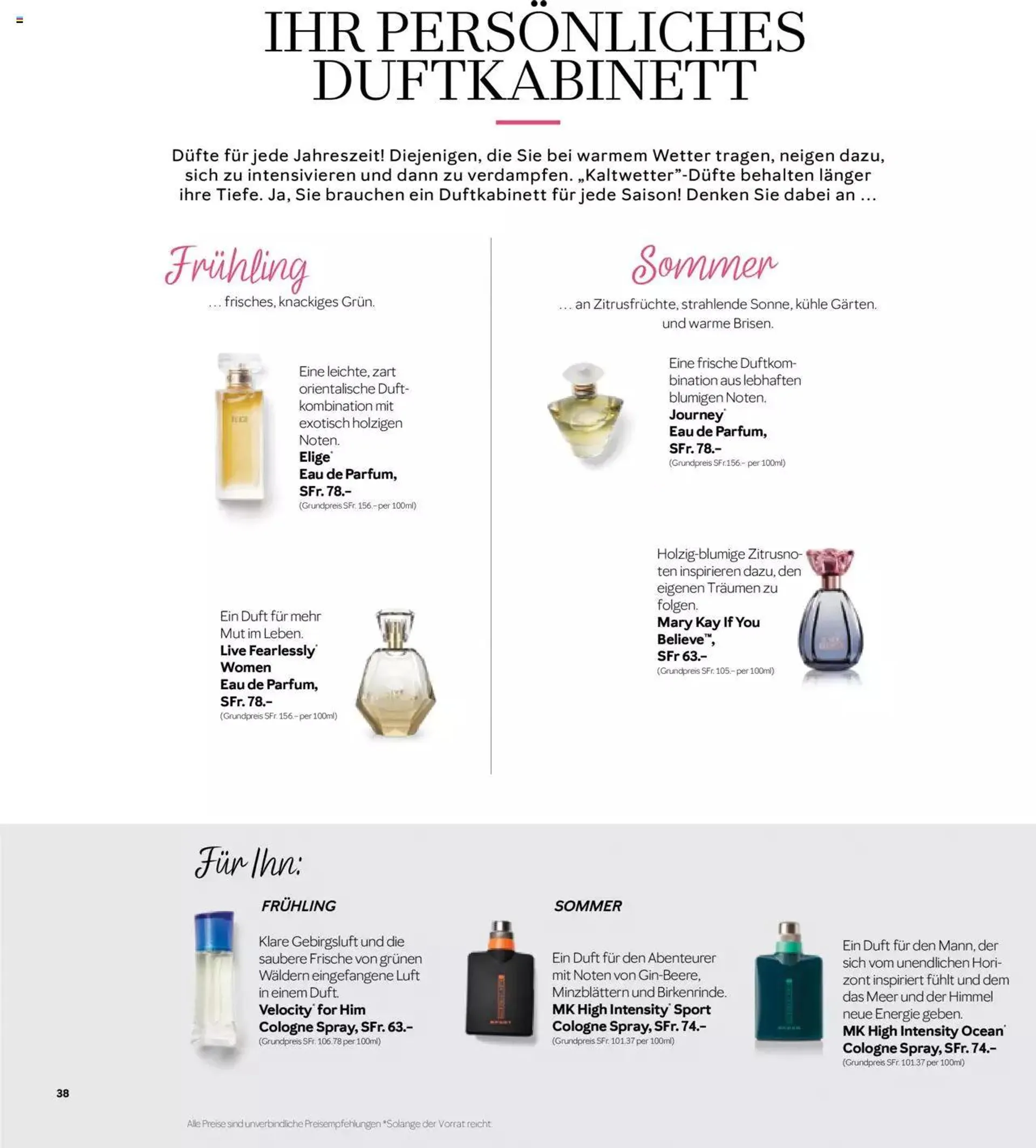 Mary Kay - Duftkatalog von 27. September bis 31. Dezember 2023 - Prospekt seite  32