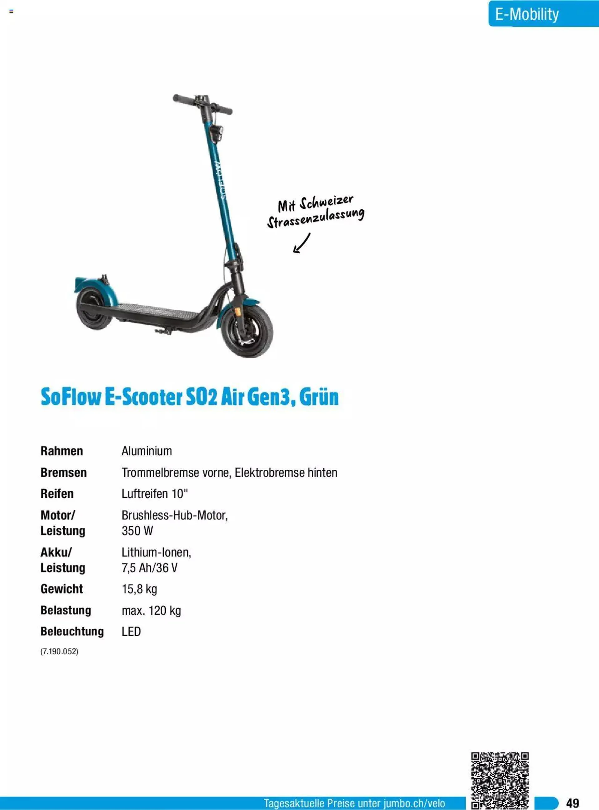 Jumbo Aktionen Dein Velo 2024 von 29. Januar bis 31. Dezember 2024 - Prospekt seite  49