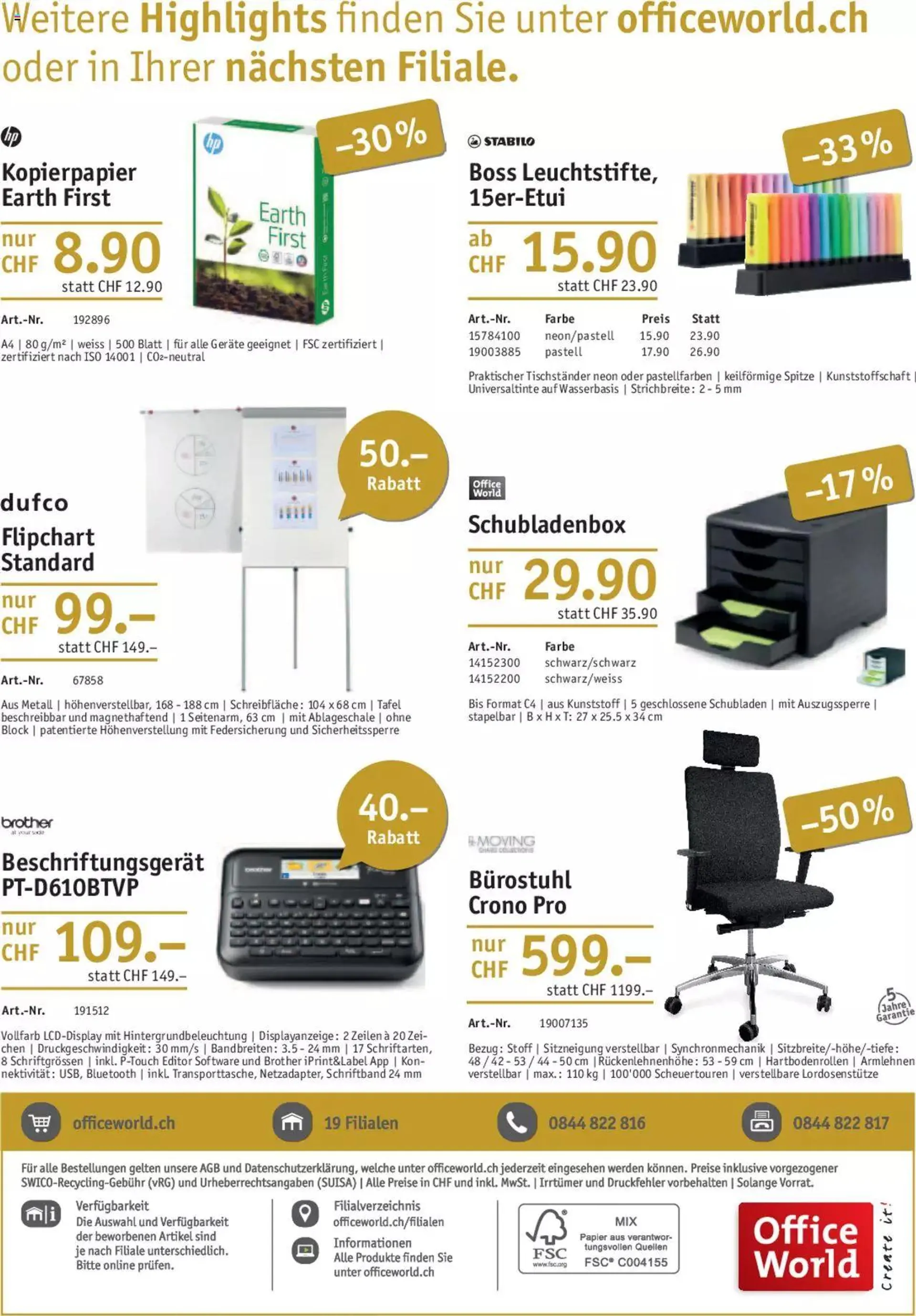 Office World Aktionen von 30. November bis 27. Dezember 2023 - Prospekt seite  24