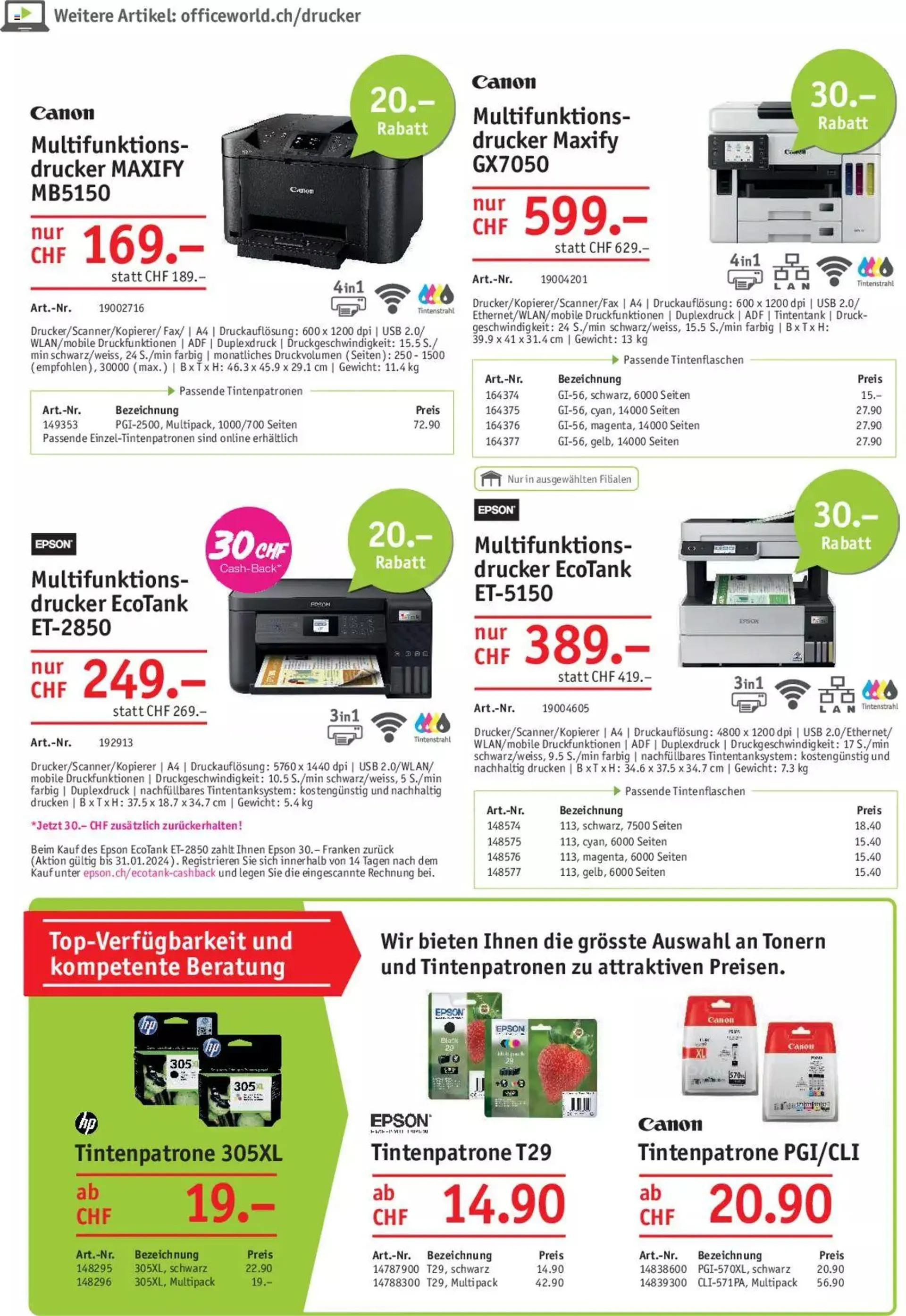 Office World Aktionen von 28. September bis 25. Oktober 2023 - Prospekt seite  10