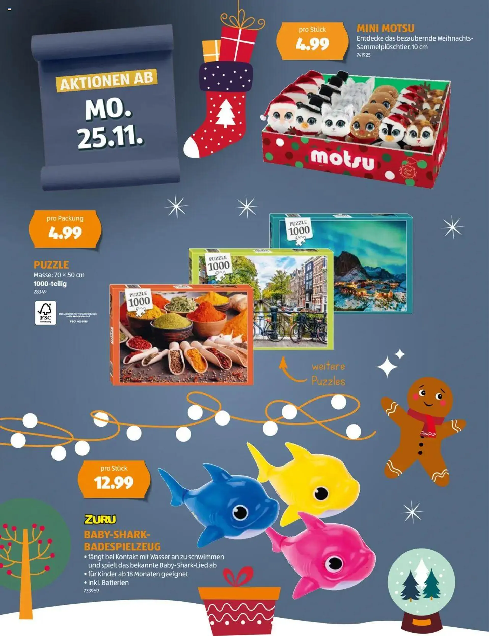 Aldi Aktionen Magische Geschenkideen von 28. Oktober bis 31. Dezember 2024 - Prospekt seite  24