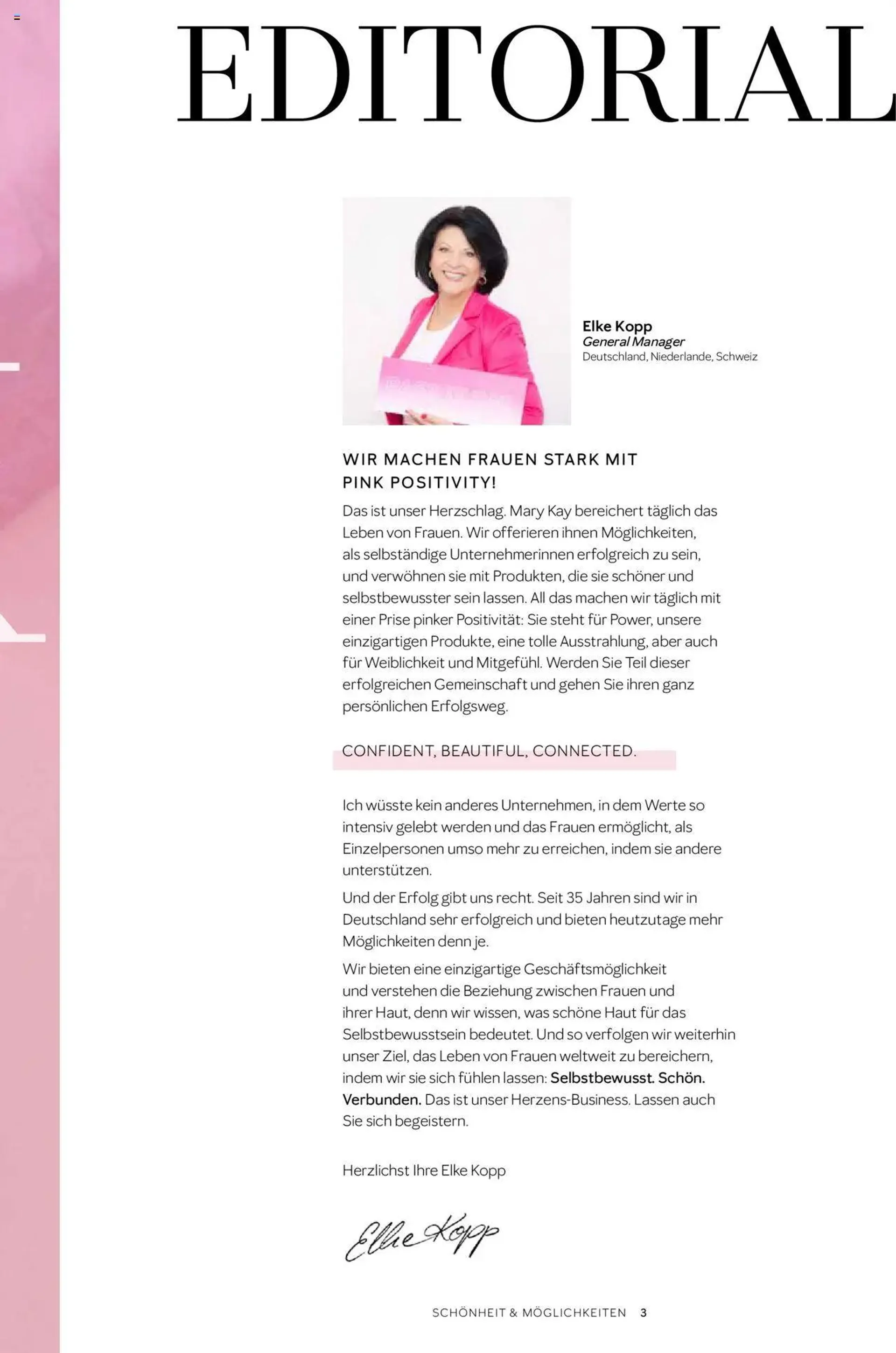 Mary Kay Aktionen Schönheit & Möglichkeiten von 18. Oktober bis 31. Dezember 2024 - Prospekt seite  3