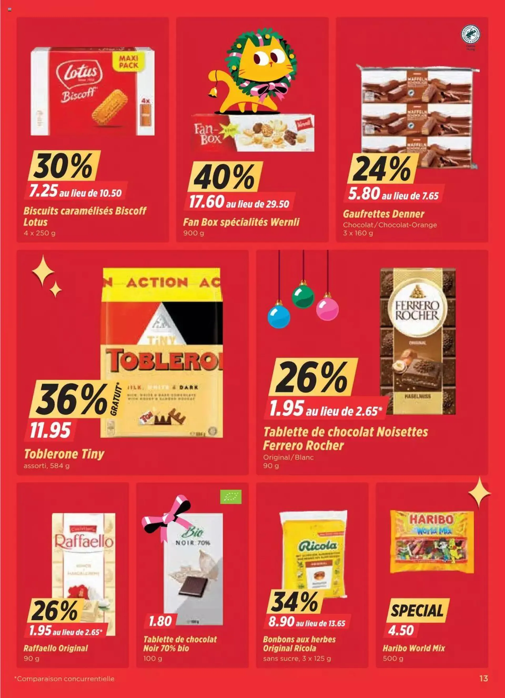 Denner Aktionen FR von 5. Dezember bis 11. Dezember 2023 - Prospekt seite  13