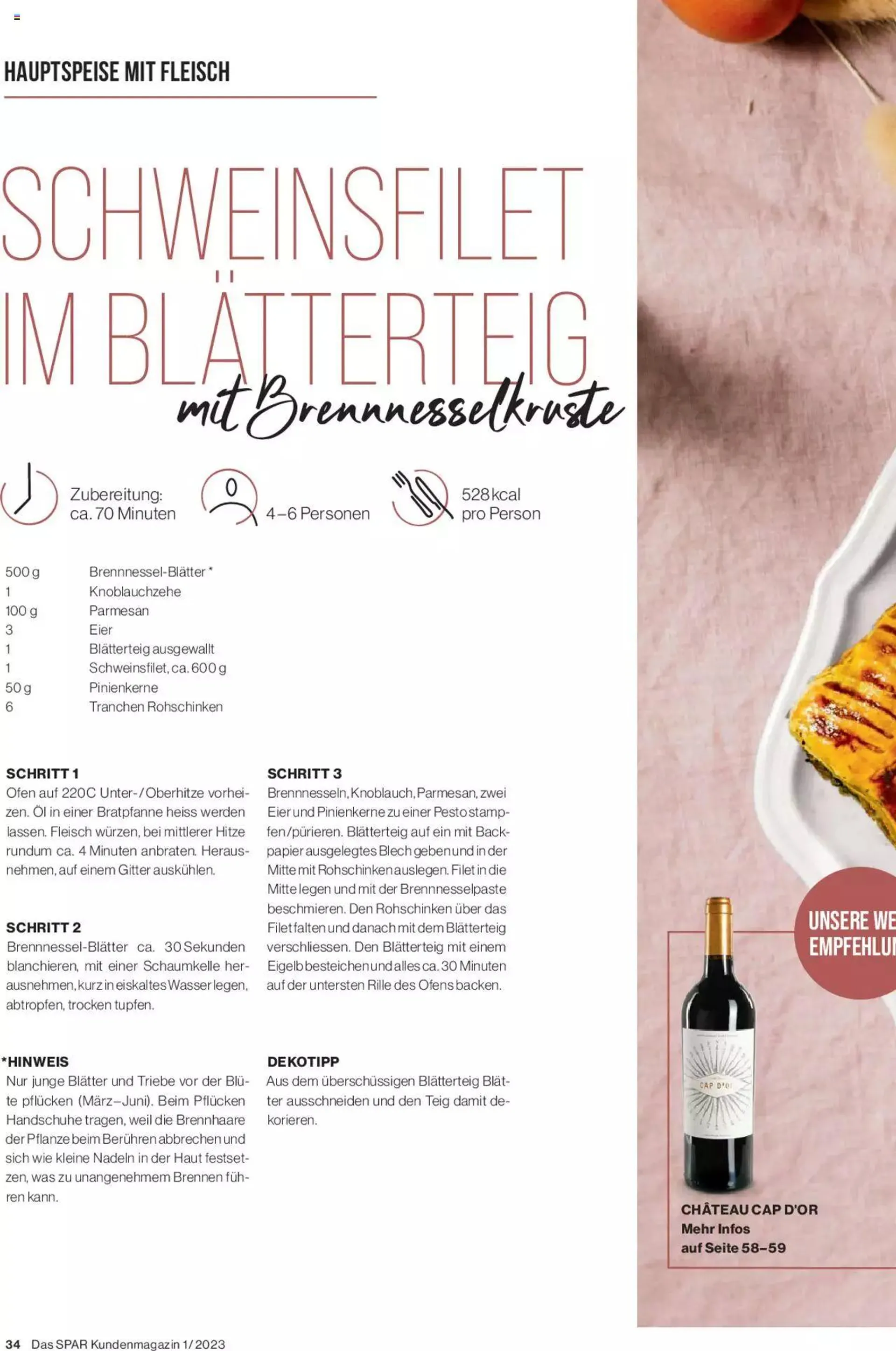 SPAR Kundenmagazin von 2. März bis 31. Dezember 2023 - Prospekt seite  34