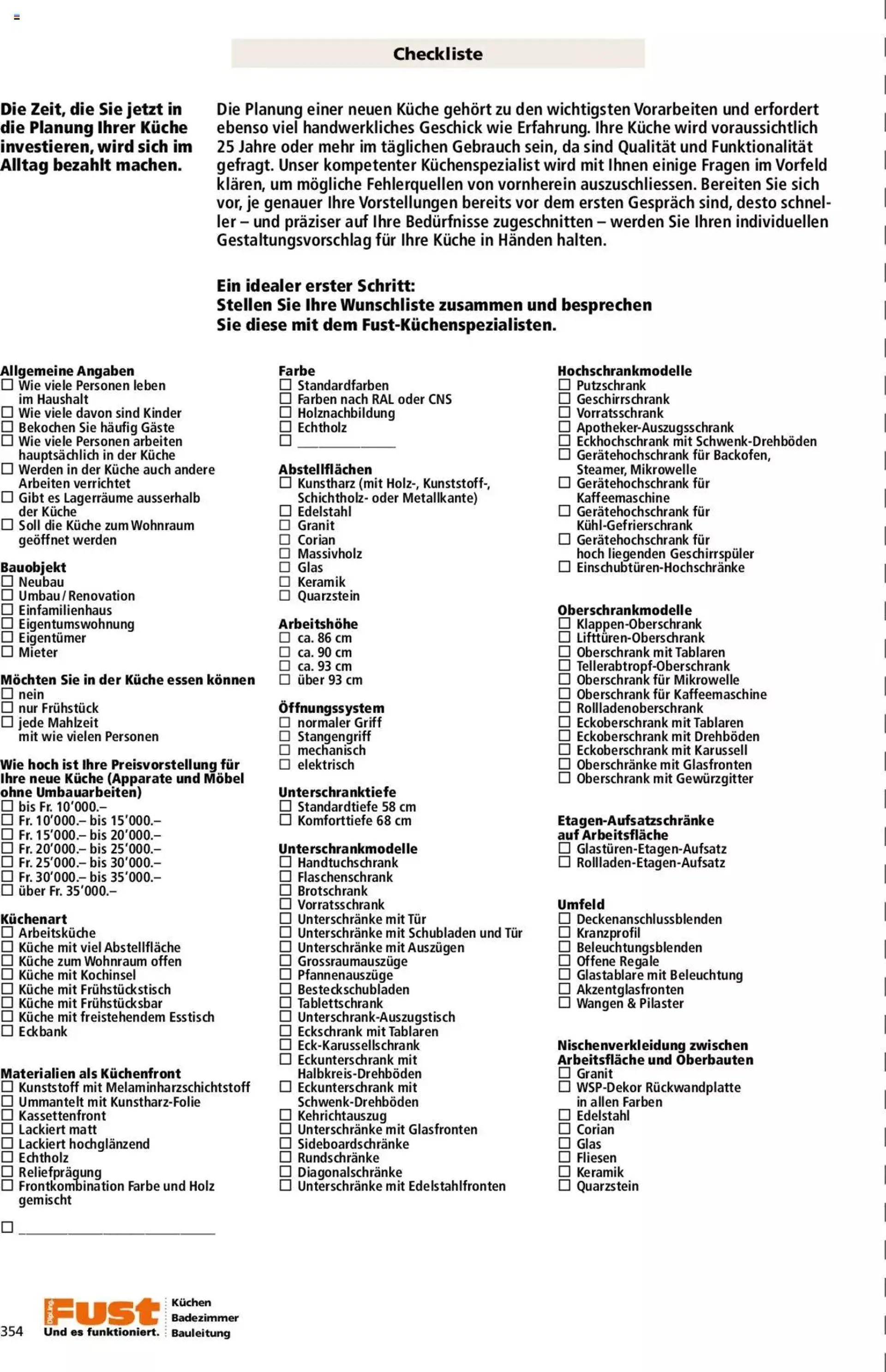 Fust - Küchenmagazin - Riesenauswahl von 22. Februar bis 31. Dezember 2023 - Prospekt seite  354