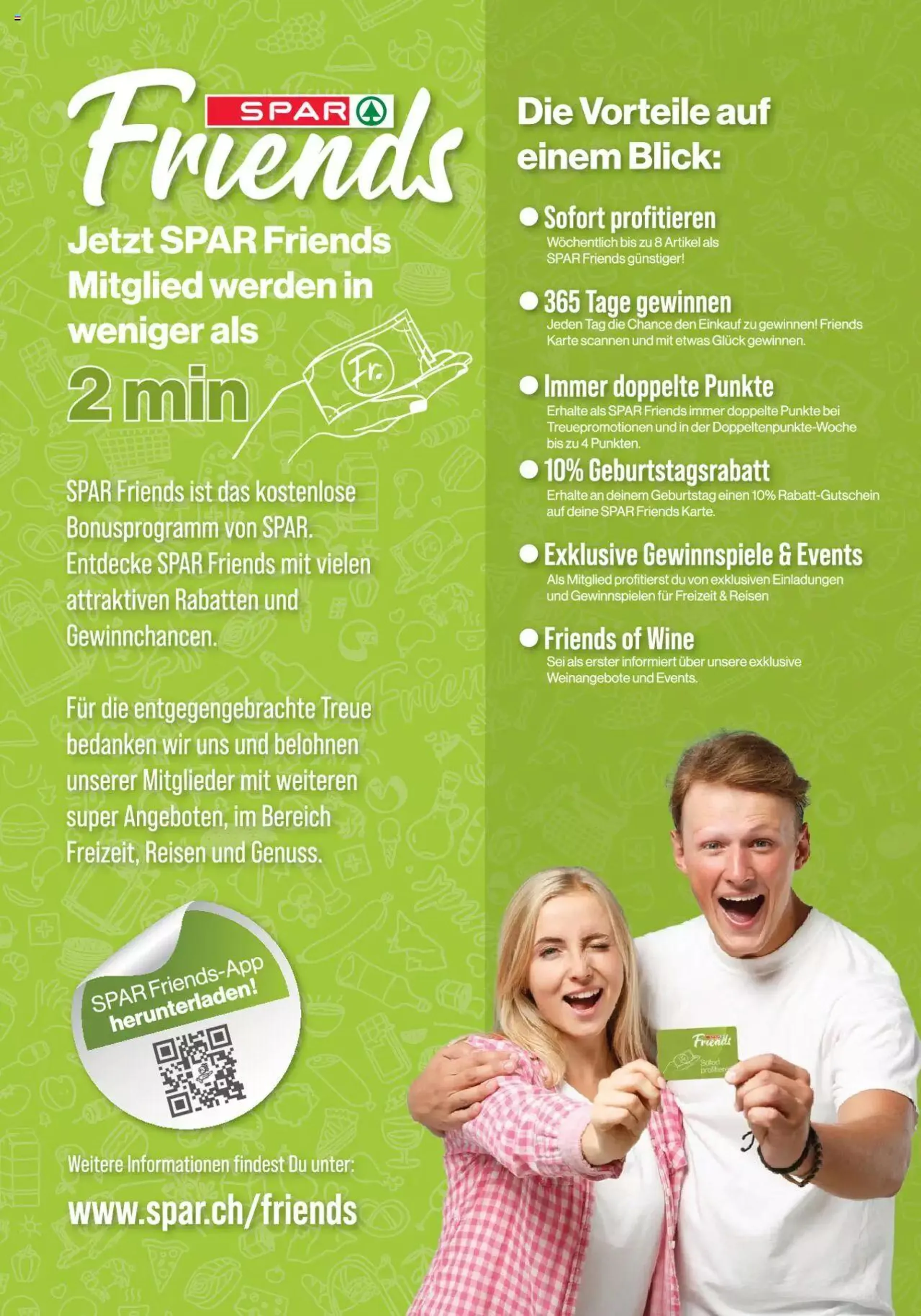 SPAR Kundenmagazin von 2. März bis 31. Dezember 2023 - Prospekt seite  61