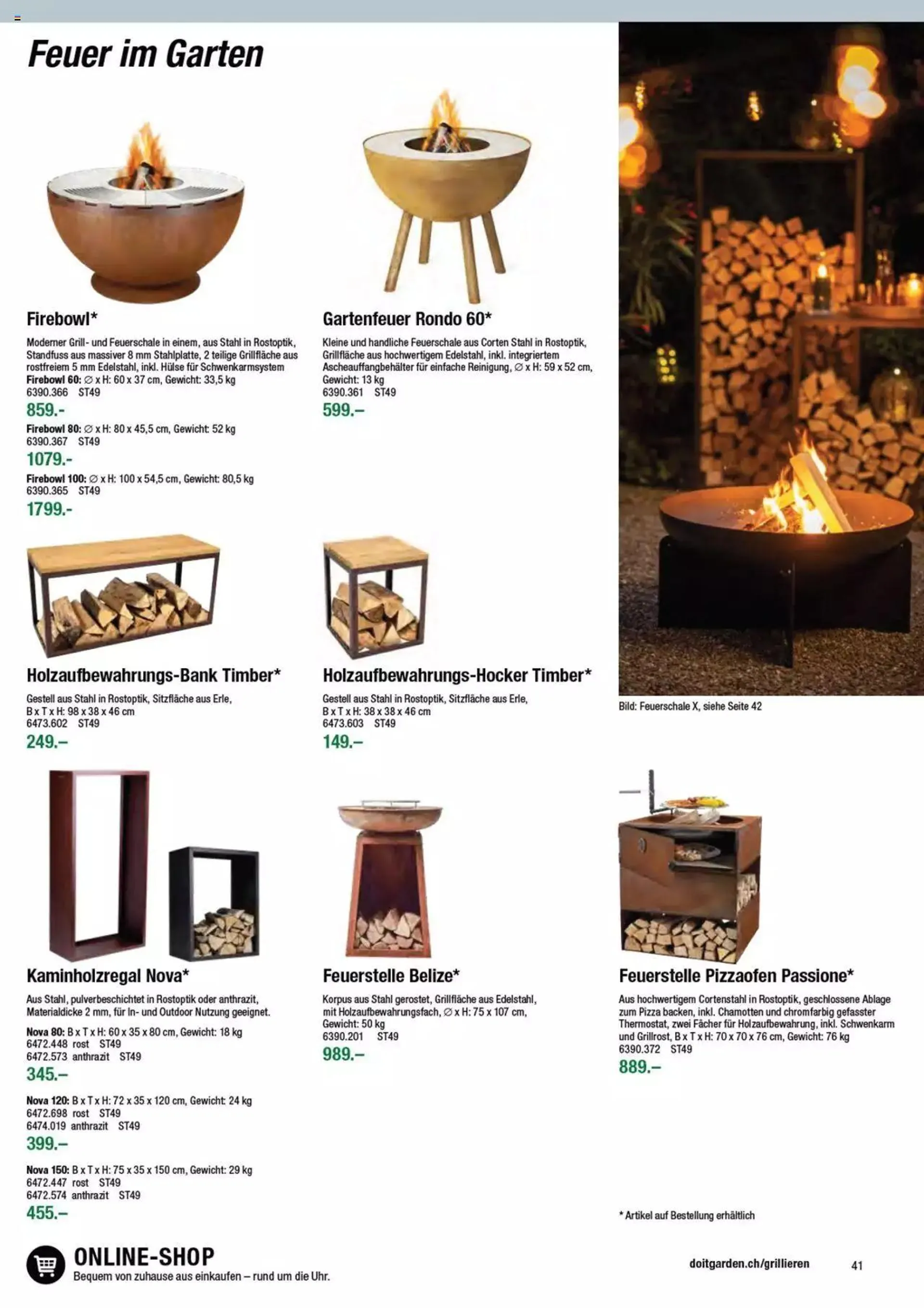 DO IT+GARDEN MIGROS - Grill von 13. Februar bis 31. Dezember 2023 - Prospekt seite  41