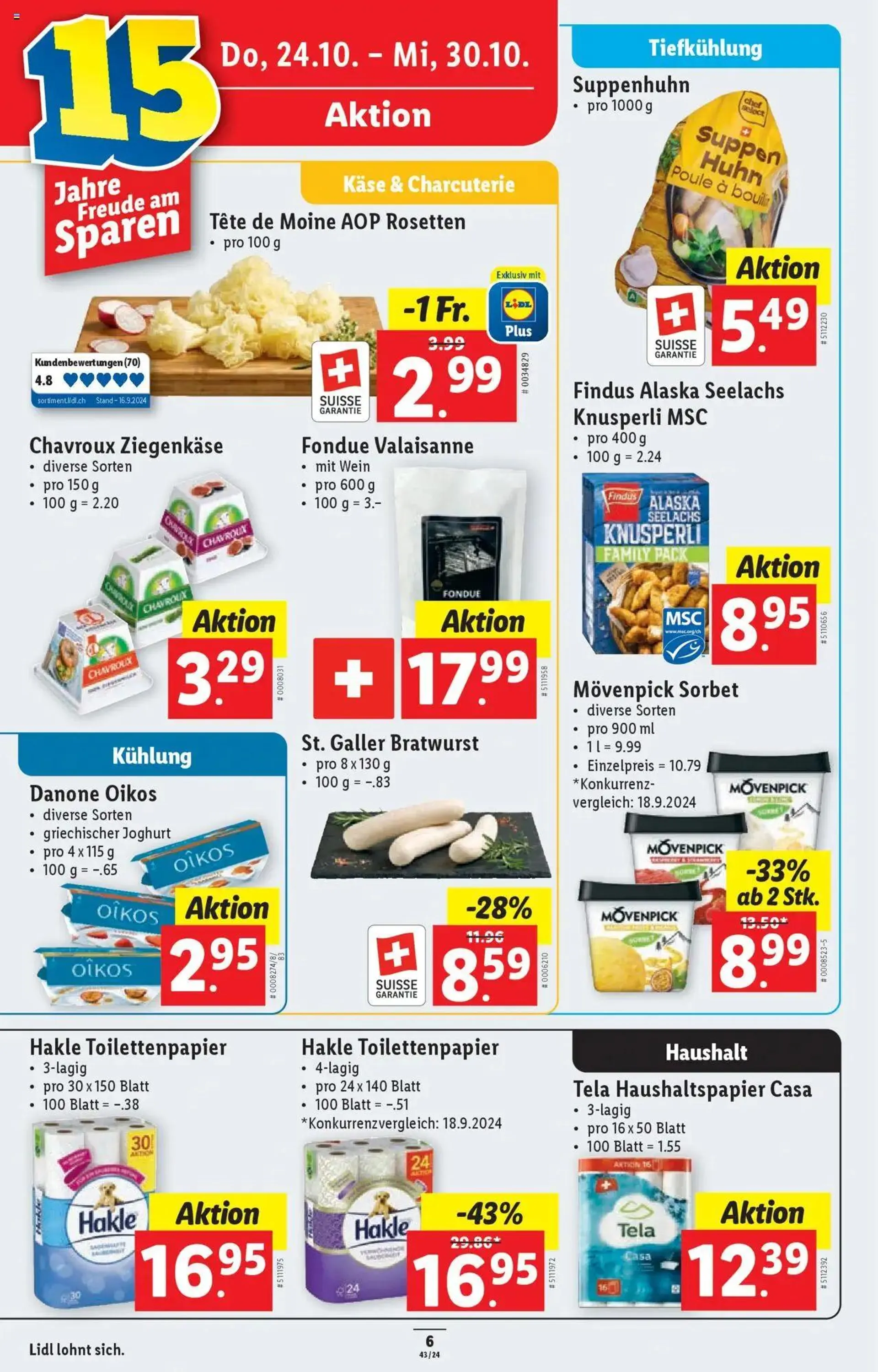 Lidl Aktionen von 24. Oktober bis 30. Oktober 2024 - Prospekt seite  6