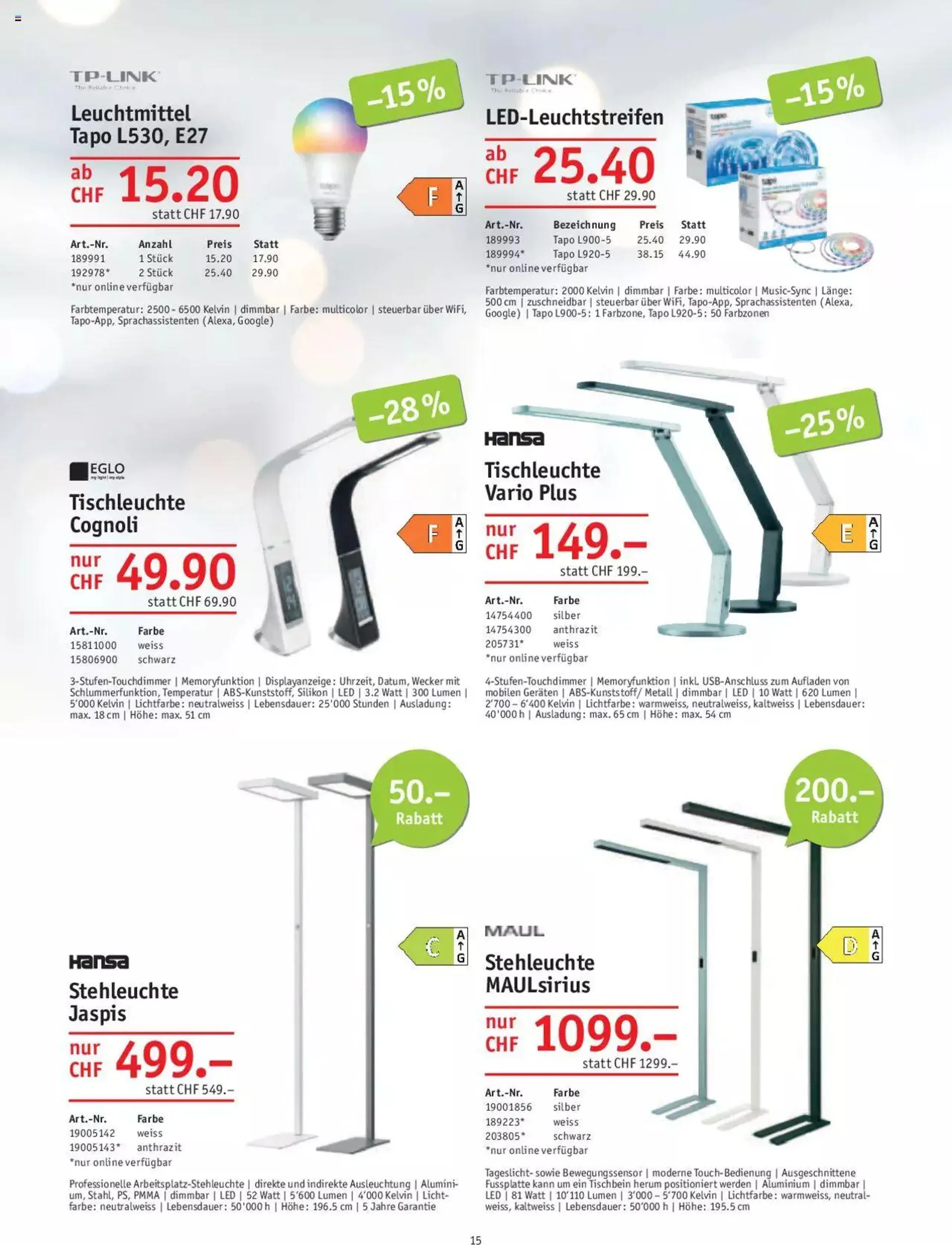Office World Aktionen von 30. November bis 27. Dezember 2023 - Prospekt seite  15