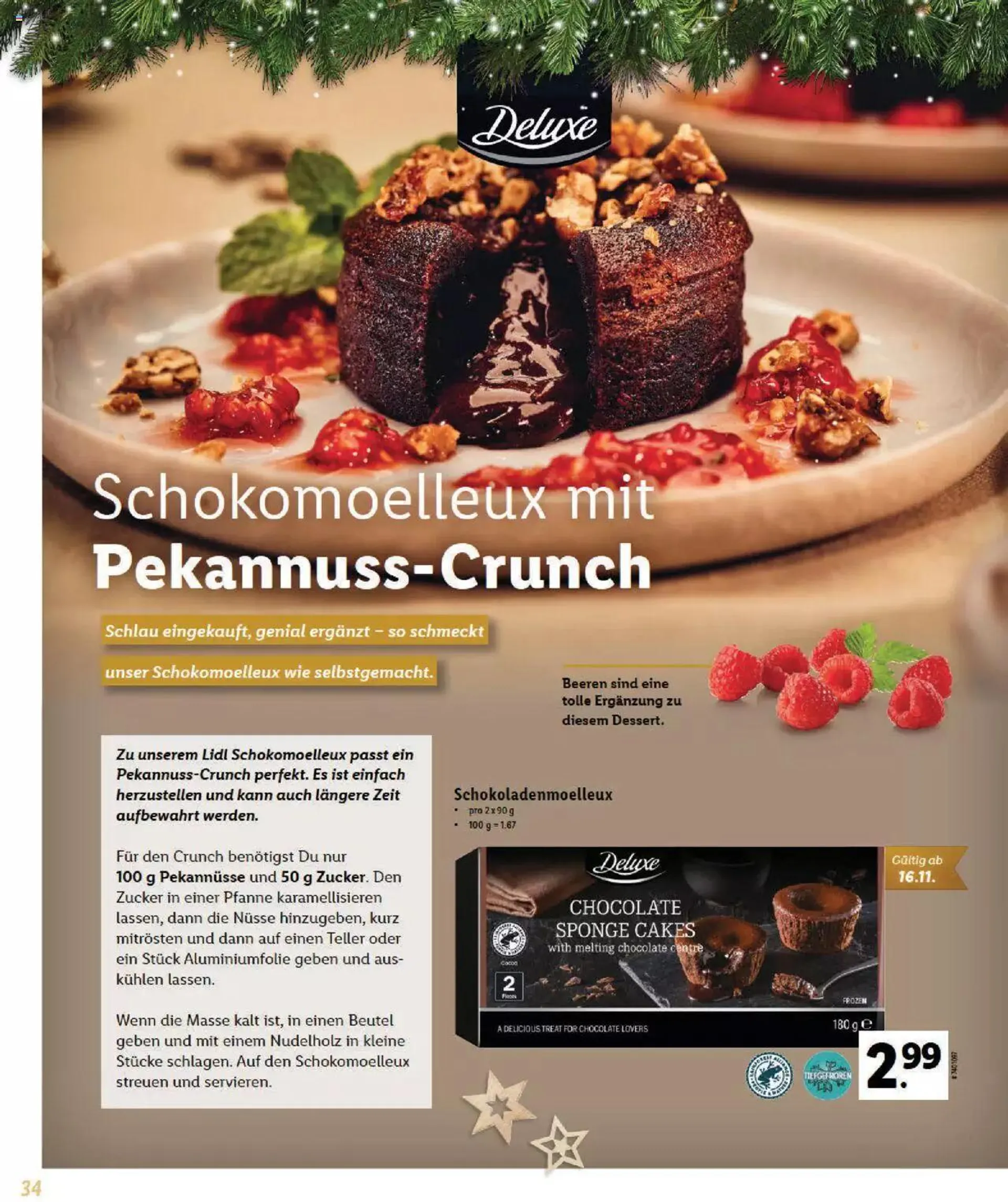 Lidl Magische Weihtnachstzeit von 2. November bis 31. Dezember 2023 - Prospekt seite  34