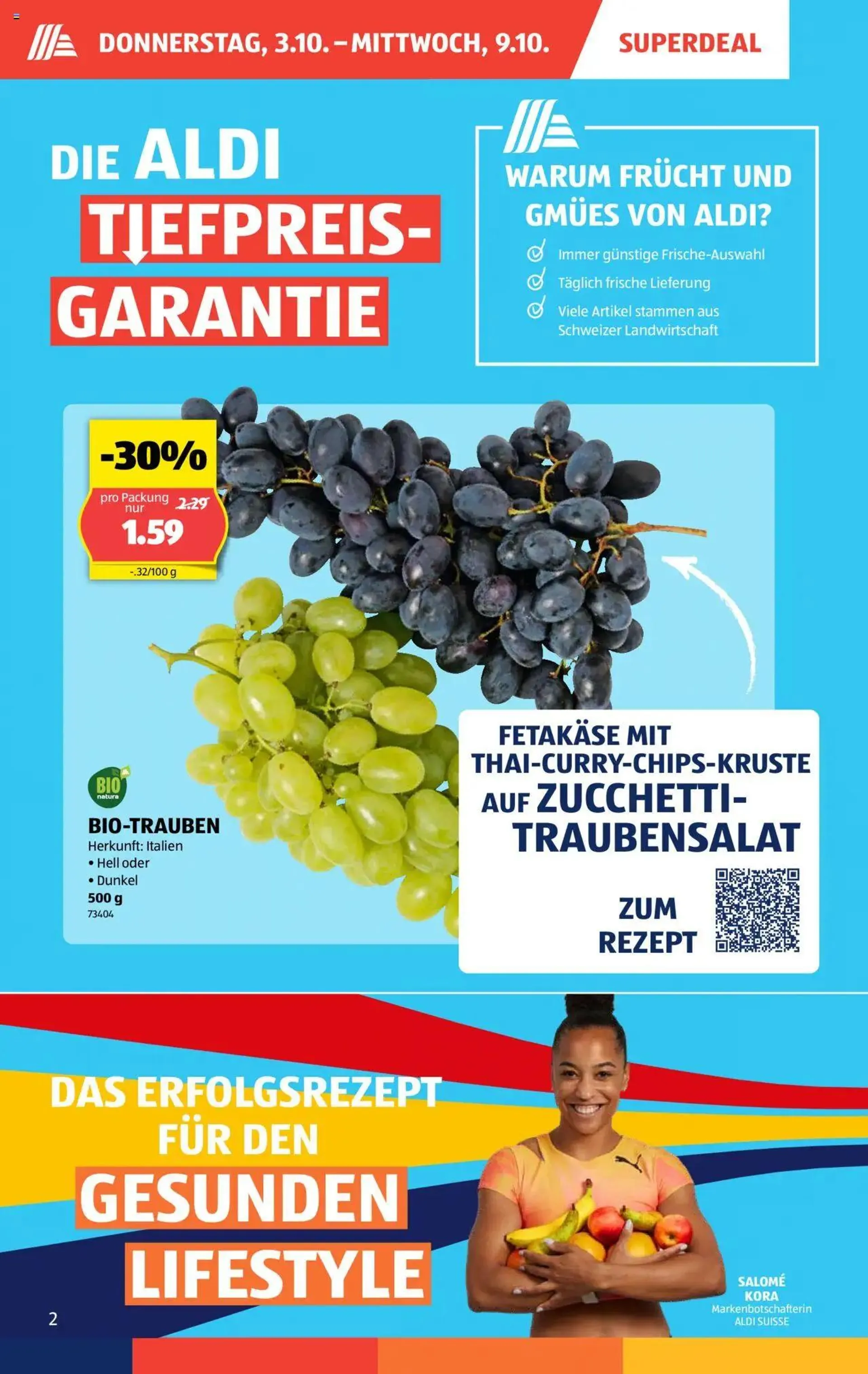 Aldi Aktionen von 3. Oktober bis 9. Oktober 2024 - Prospekt seite  2