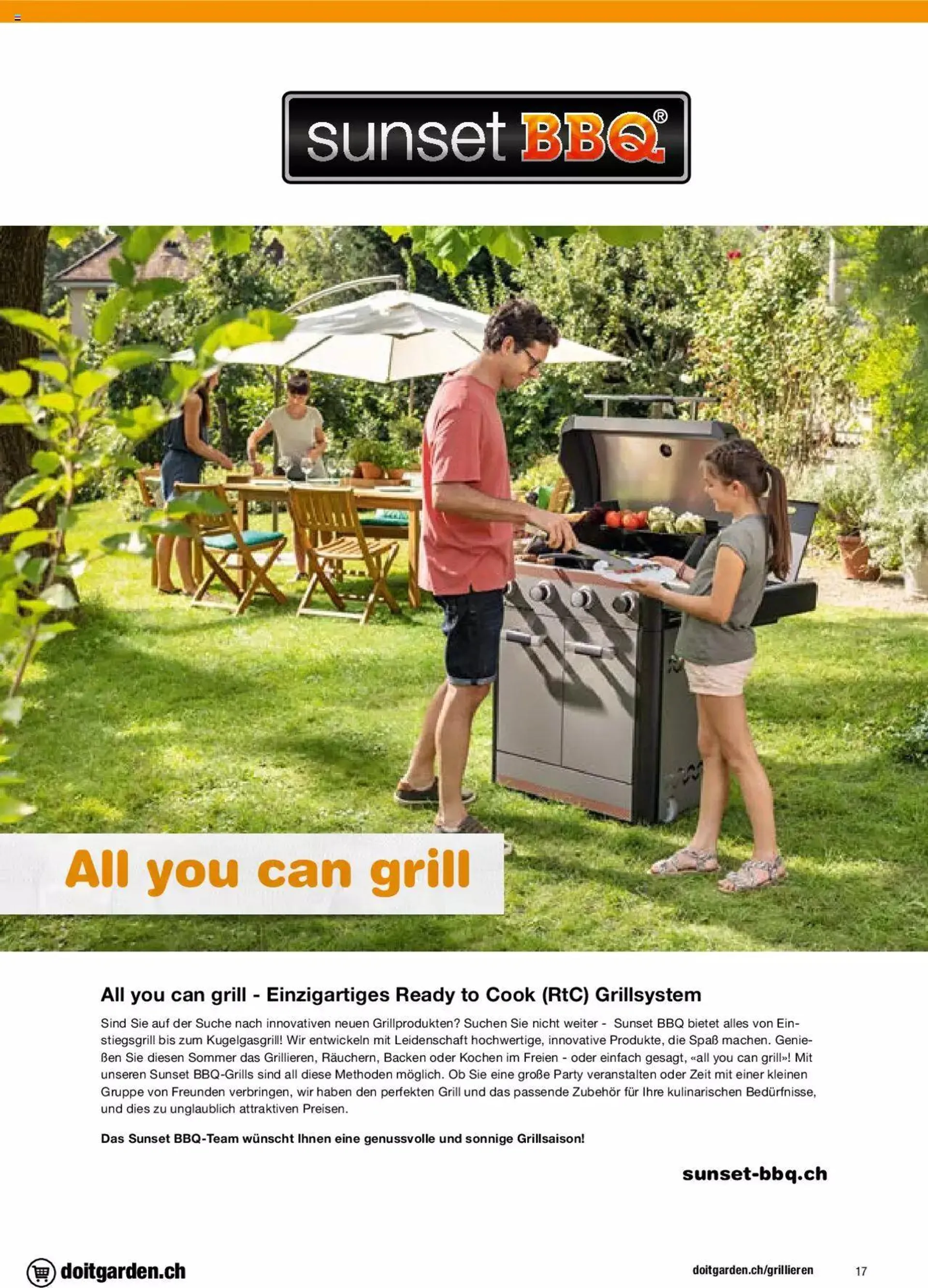 DO IT+GARDEN MIGROS Aktionen Grill von 26. Februar bis 31. Dezember 2024 - Prospekt seite  17
