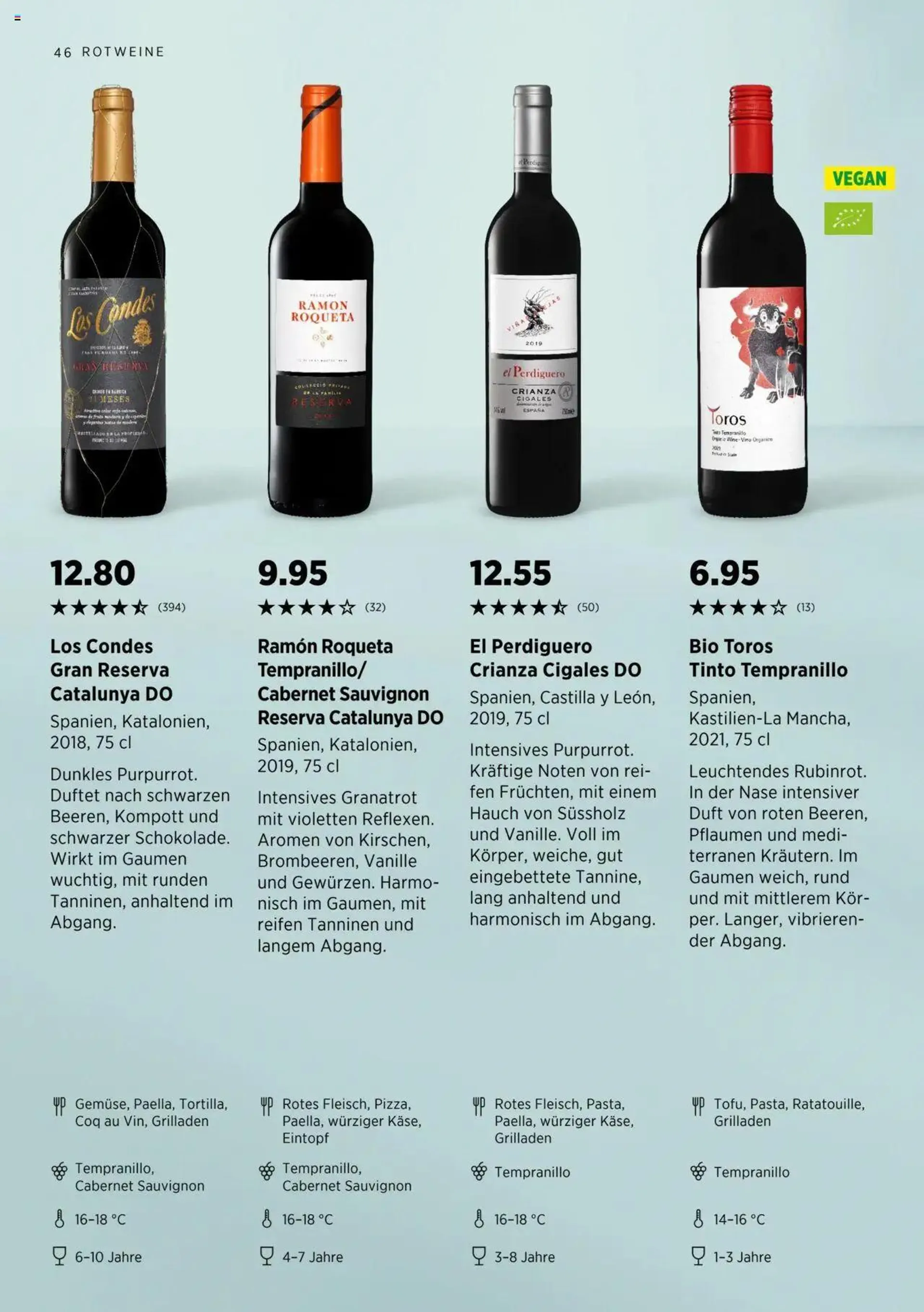 Denner Aktionen Wine Guide 2024/2025 von 11. September bis 31. Dezember 2024 - Prospekt seite  46