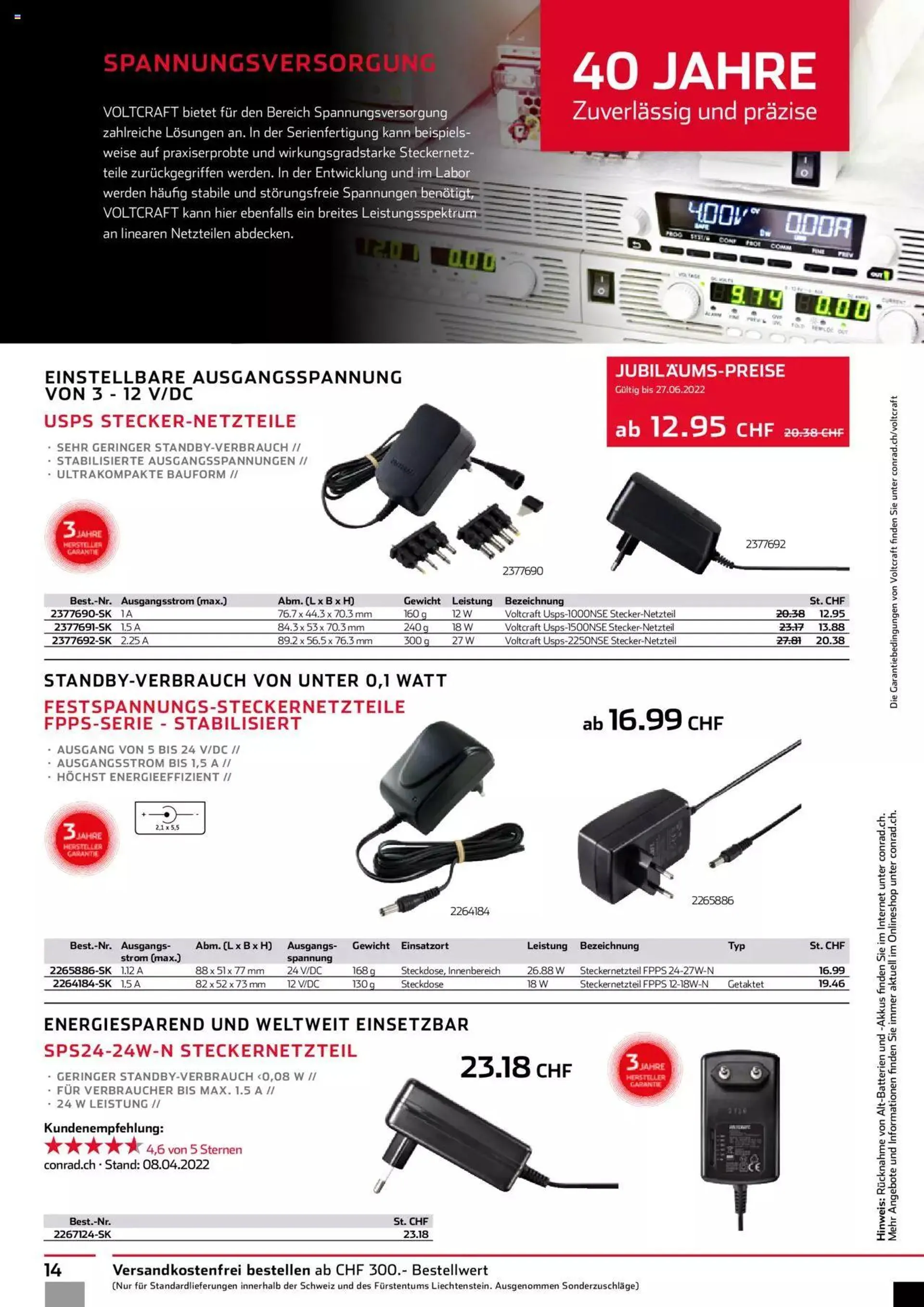 Conrad - 40 Jahre Voltcraft von 30. November bis 31. Dezember 2023 - Prospekt seite  16